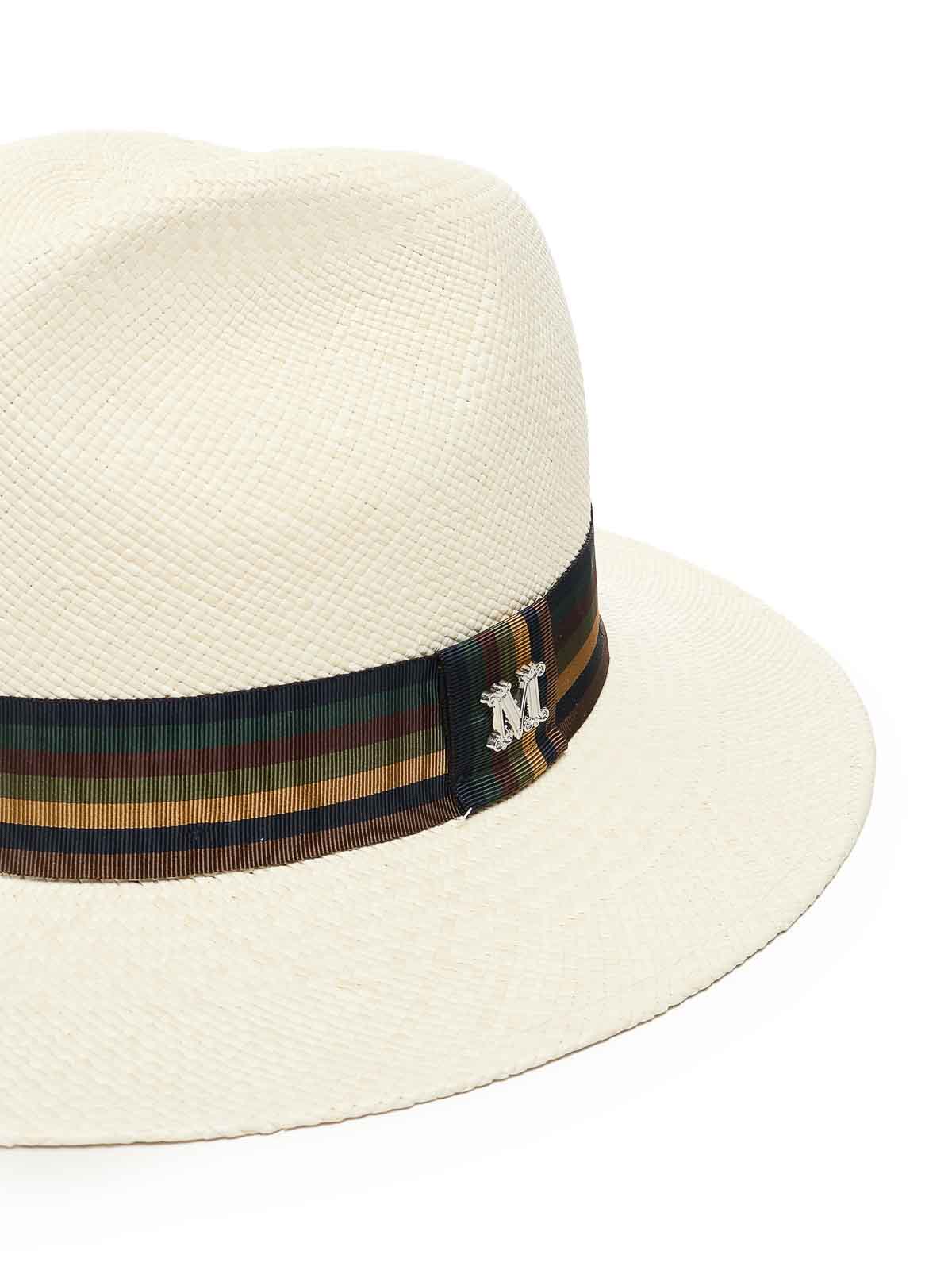 Max Mara Straw Hat In White