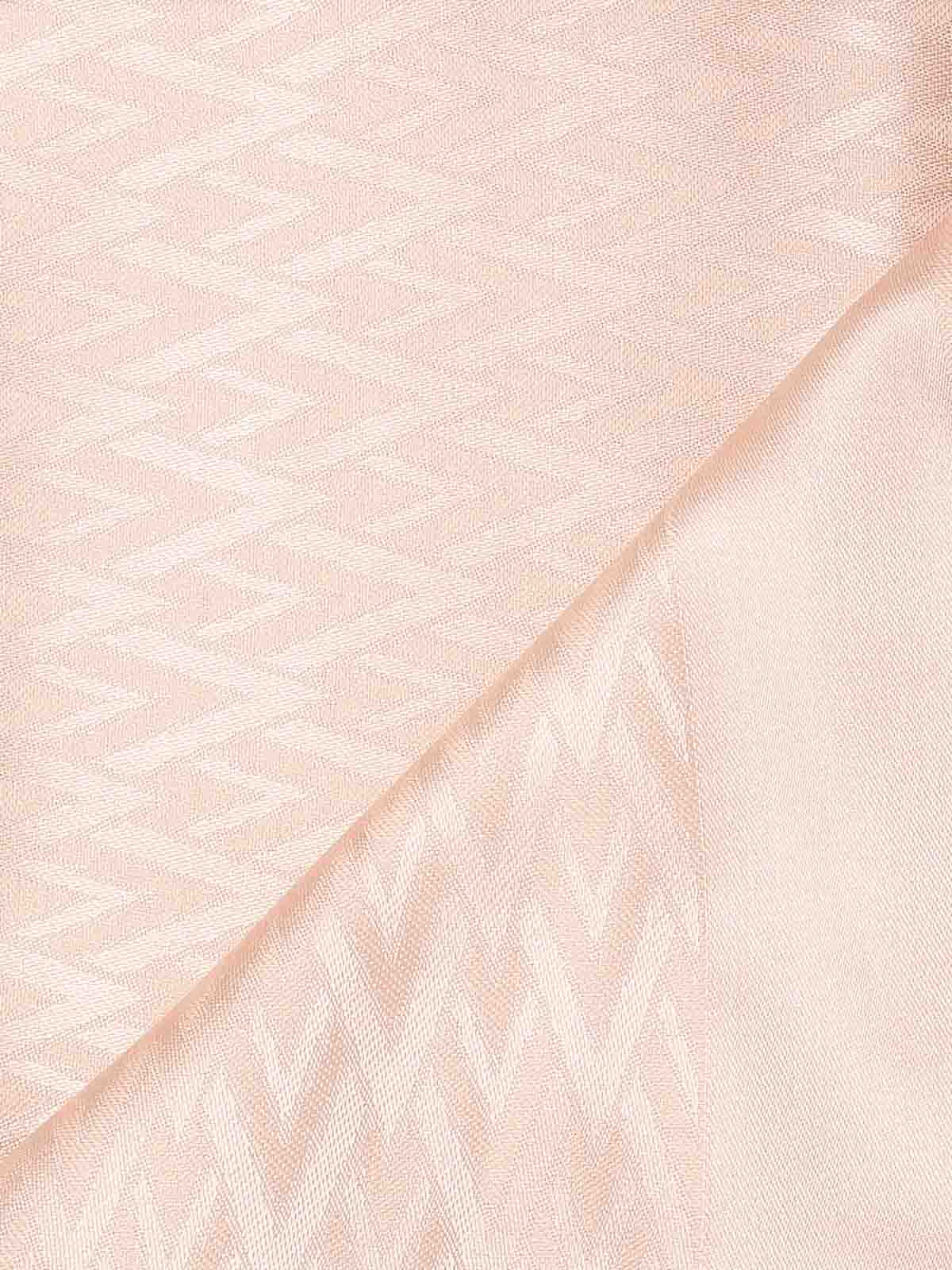 Valentino Toute La V Shawl In Silk And Wool In Nude