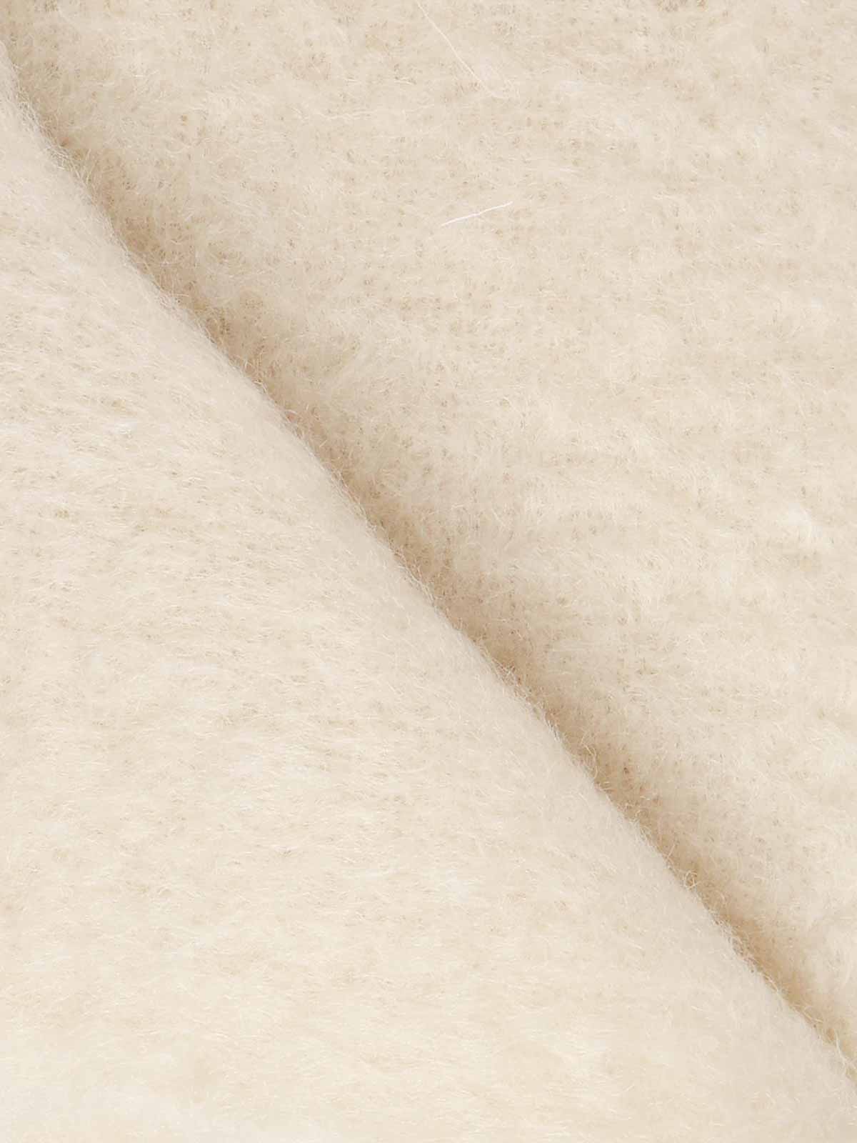 Loewe Mohair And Wool Scarf In White