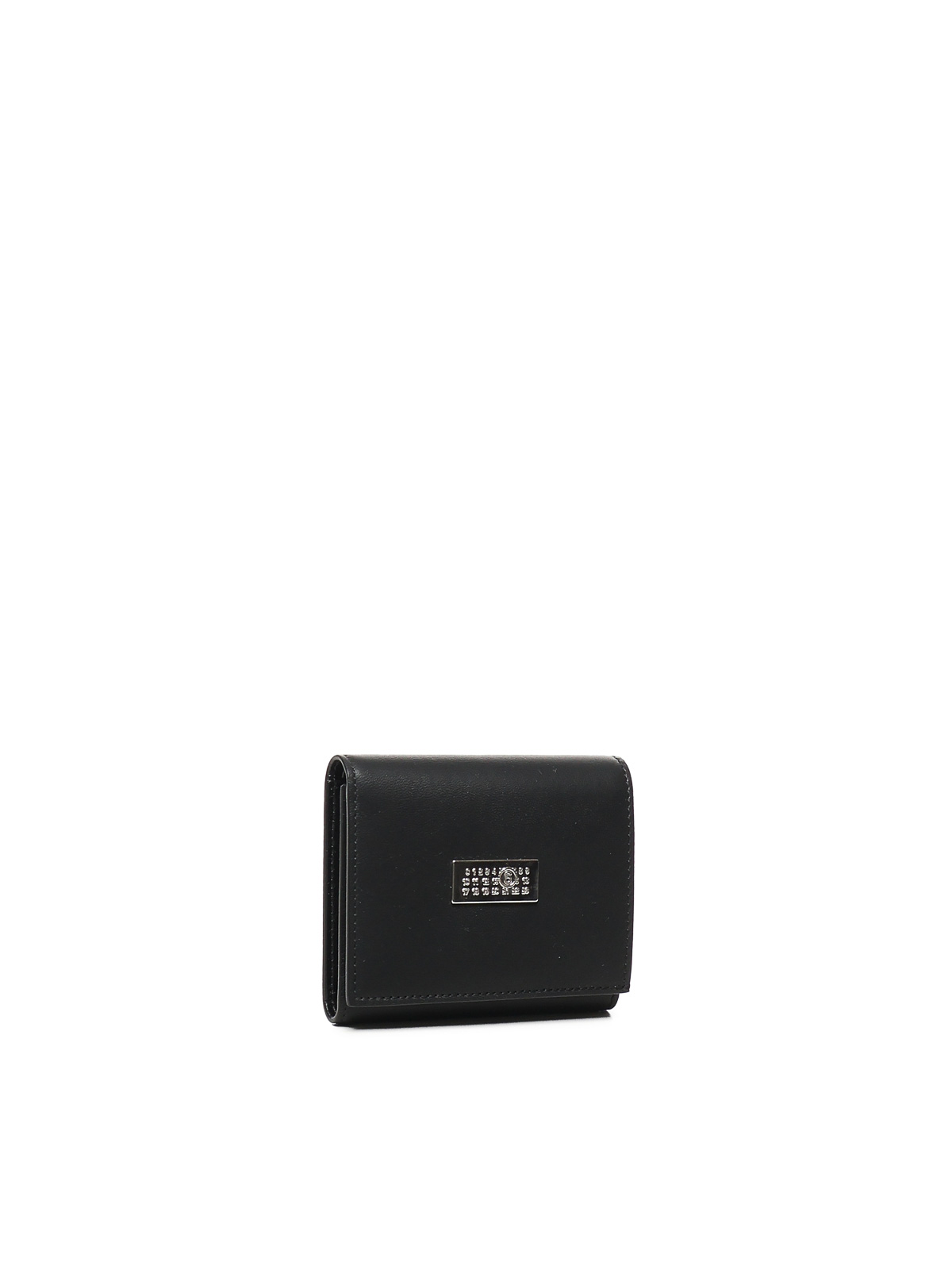 Mm6 Maison Margiela Bi-fold Wallet With Logo In Black