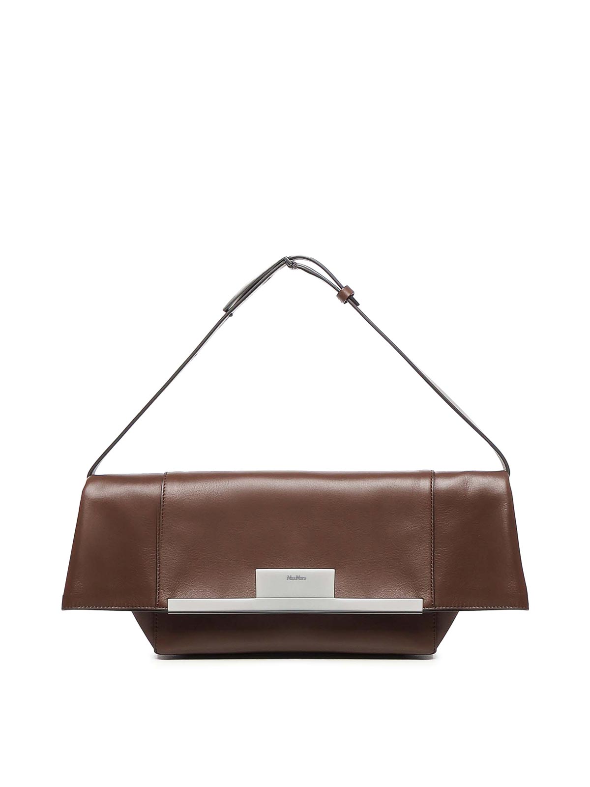 Max Mara Clutch  In Marrone In Brown