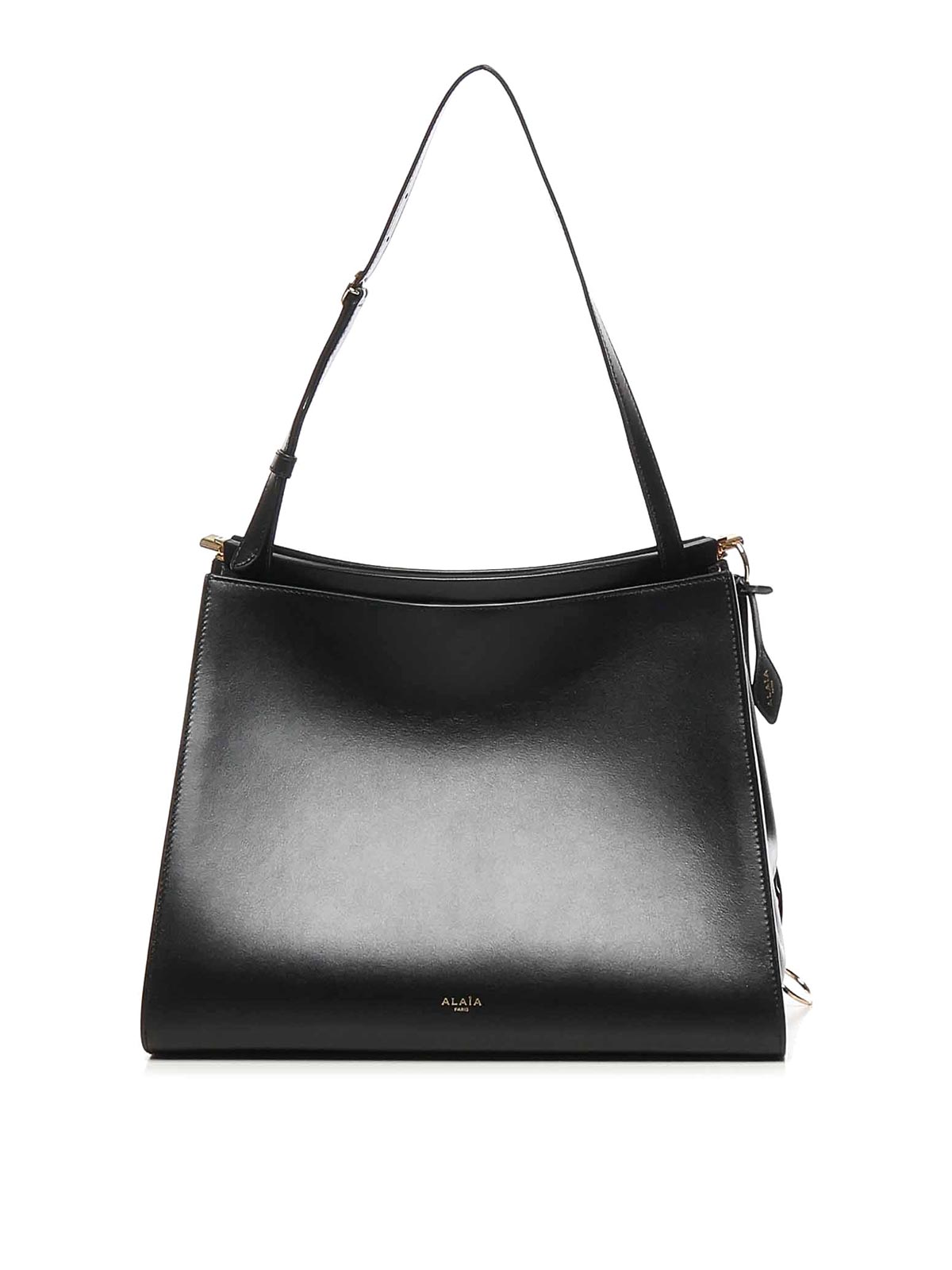 Alaïa Le Click Medium Leather Bag In Black