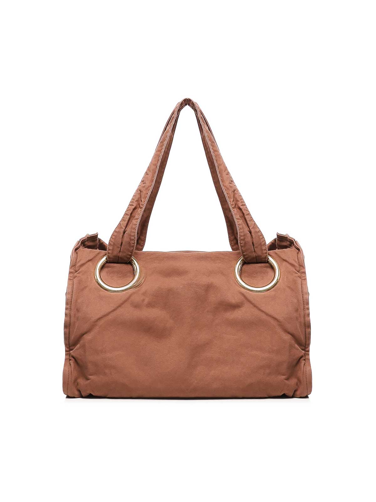 Chloé Cotton Plage Tote Bag In Nude