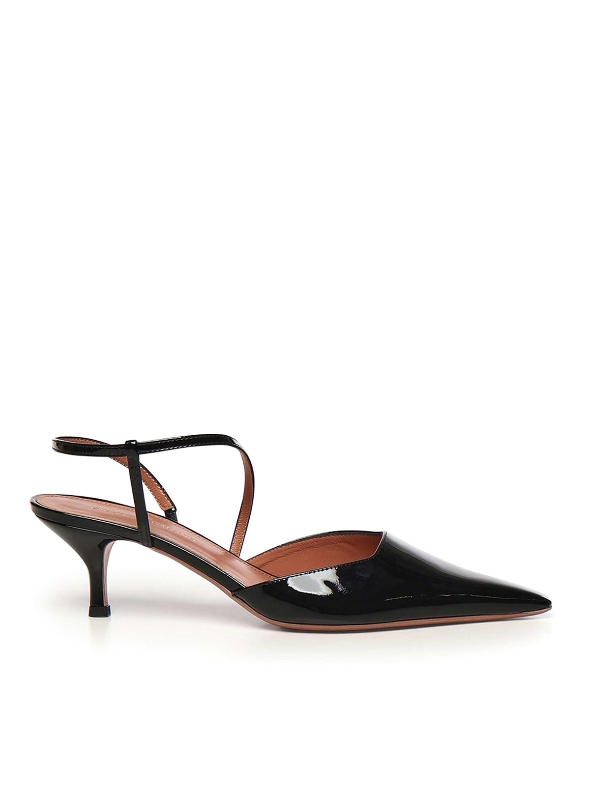Giuliano Galiano Demi Sandals In Paint In Black