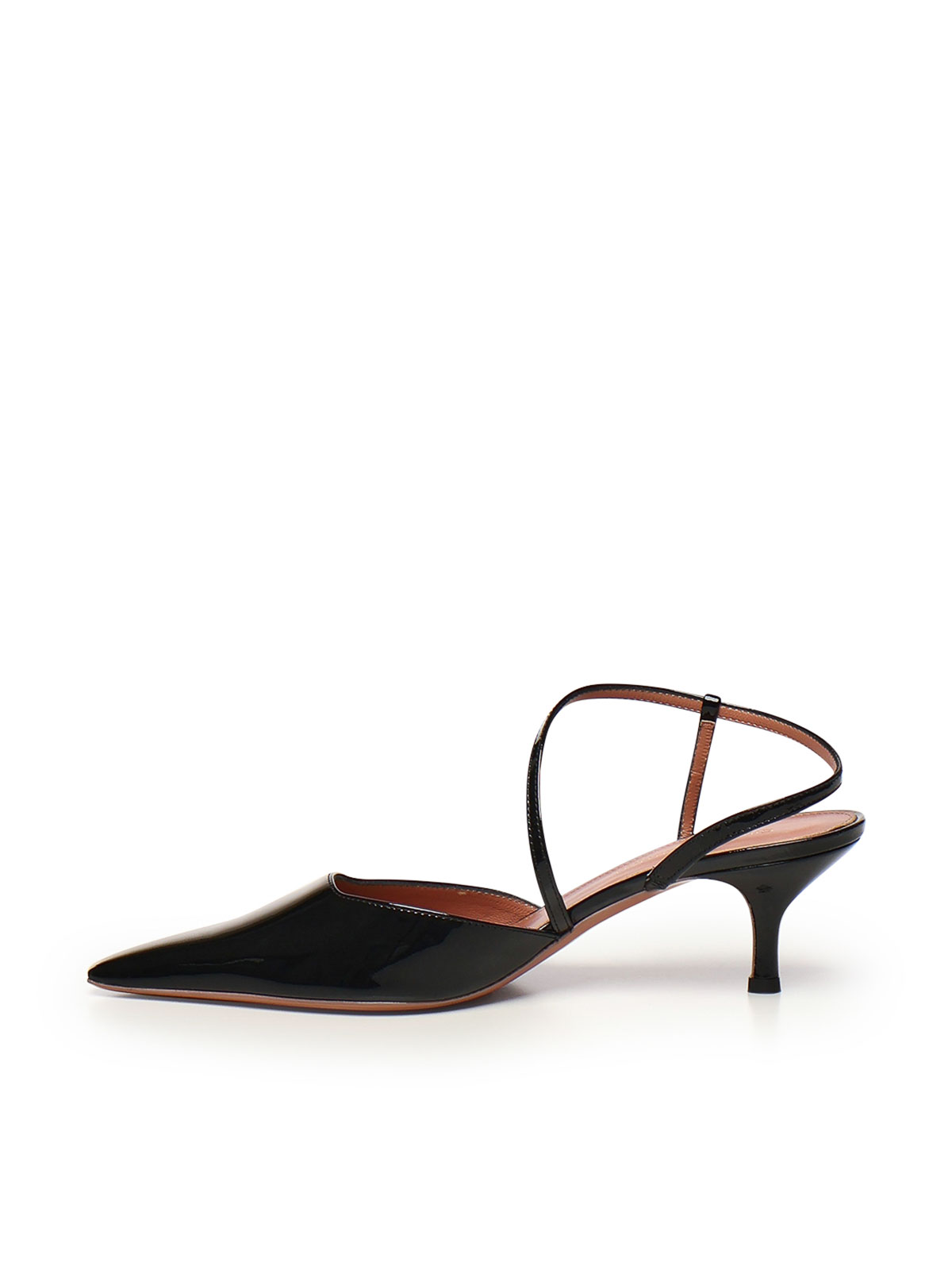 Giuliano Galiano Demi Sandals In Paint In Black