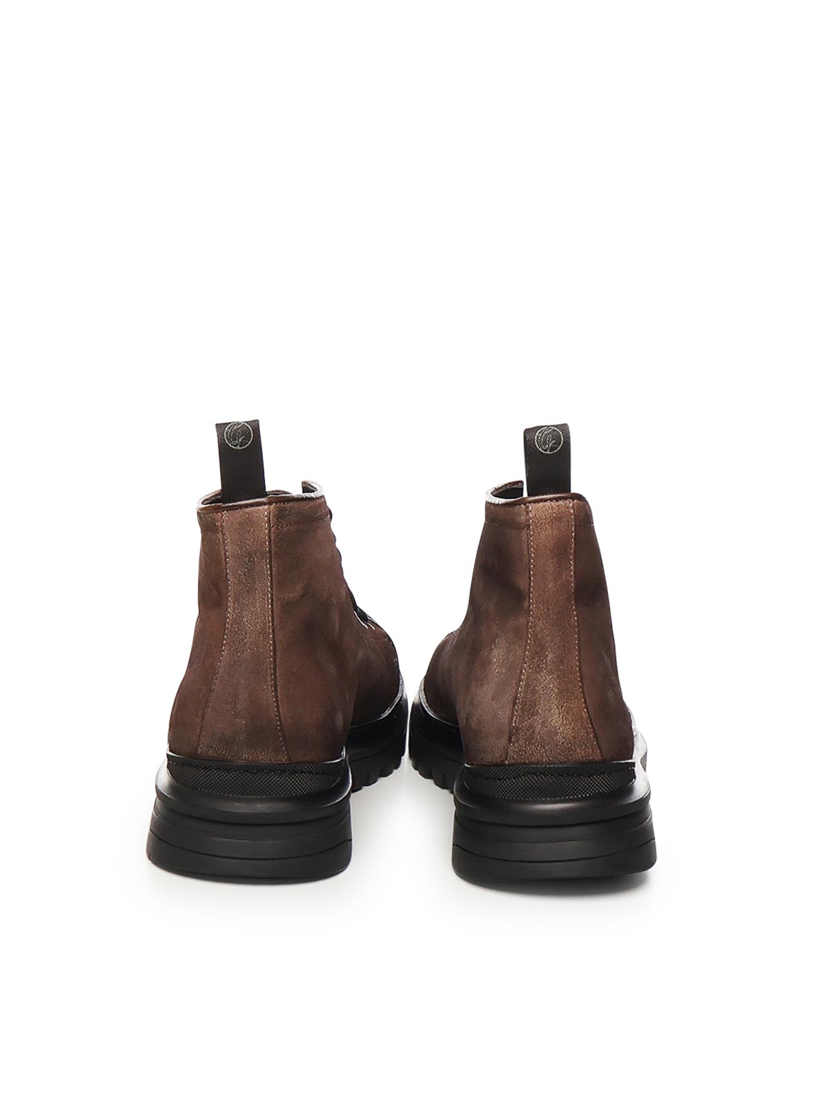 Giuliano Galiano Ronnie Suede Shoes In Brown