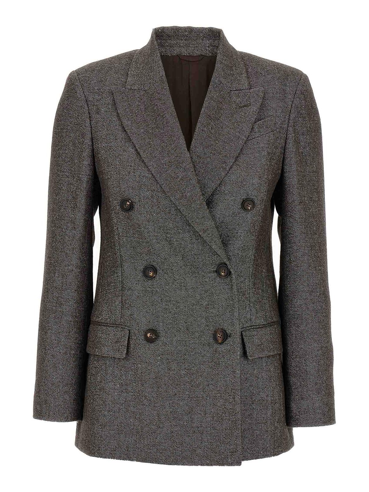 Brunello Cucinelli Blazer Tweed Monile