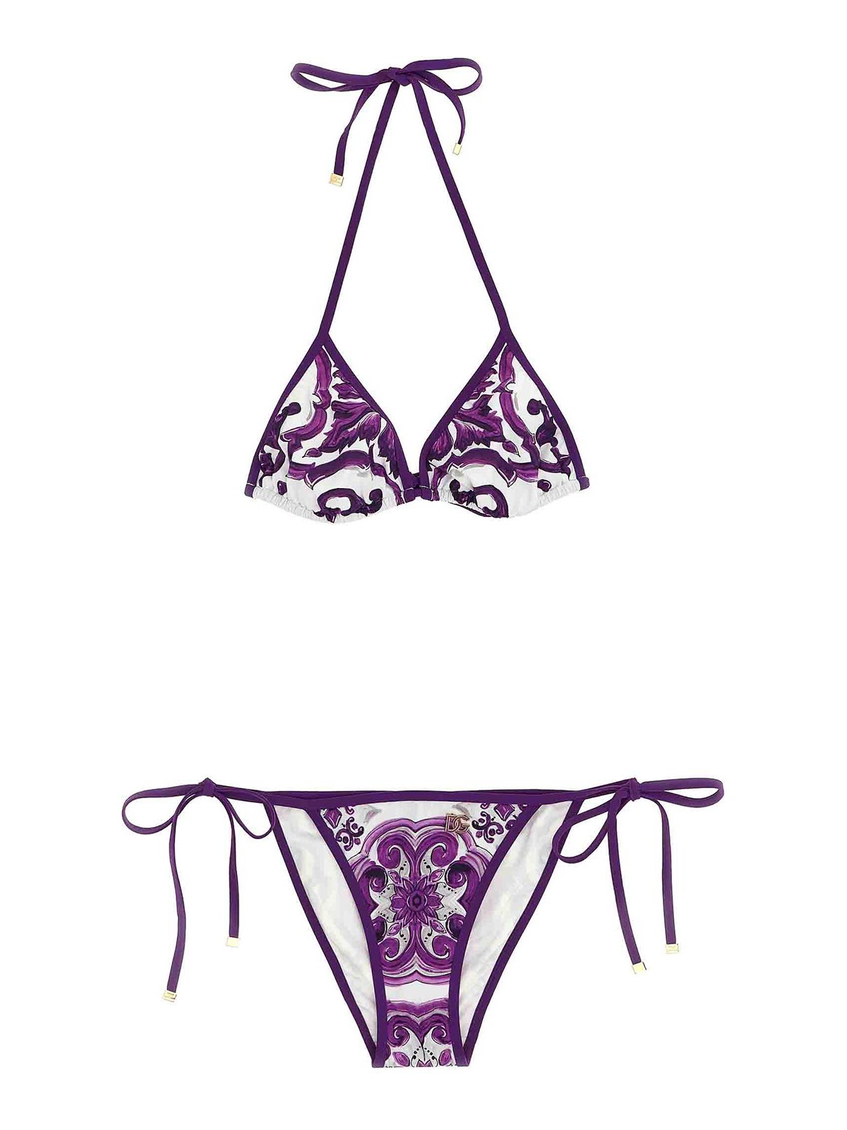 Dolce & Gabbana Majolica Print Bikini