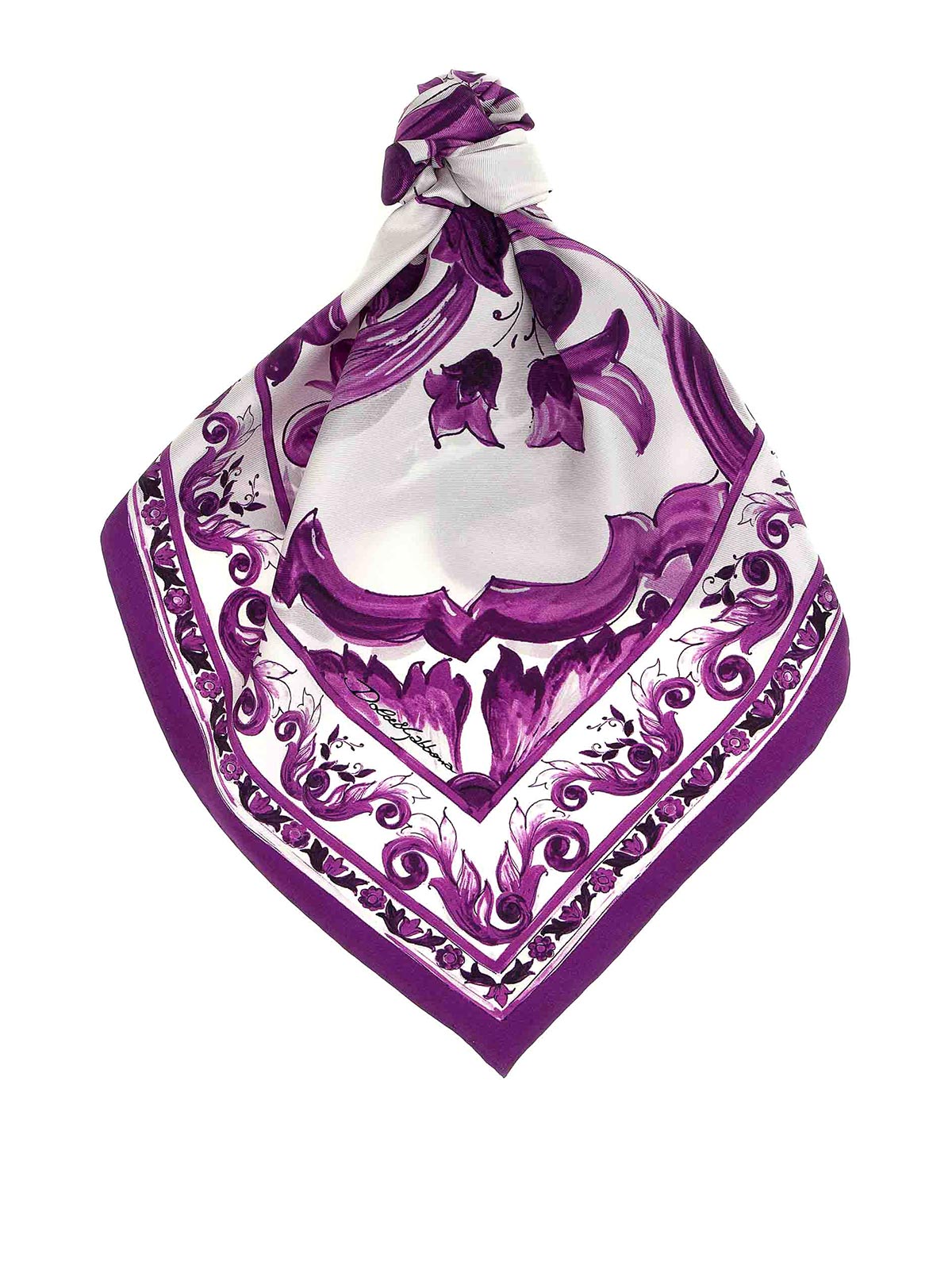 スカーフ Dolce & Gabbana 'Maiolica' print scarf (FN093RGDAOY HP3OO) スカーフ Dolce & Gabbana 'Maiolica' print scarf (FN093RGDAOY