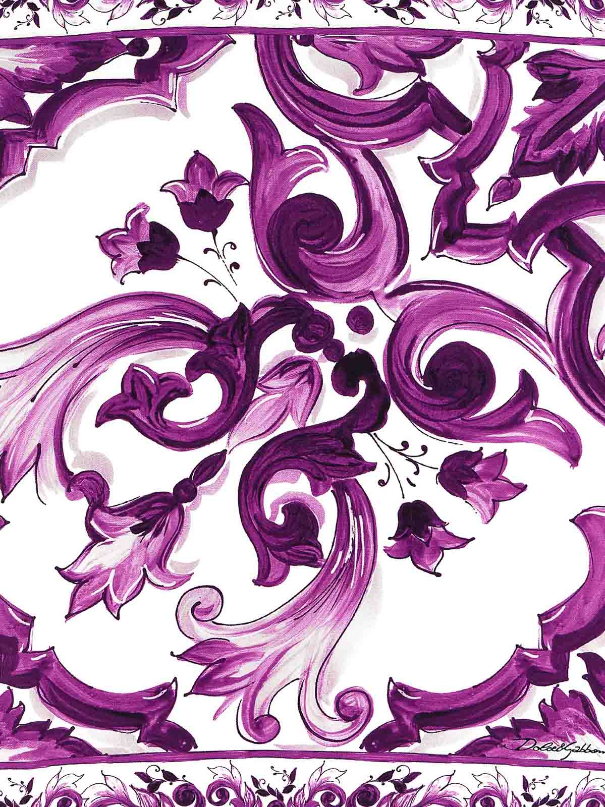 スカーフ Dolce & Gabbana 'Maiolica' print scarf (FN093RGDAOY HP3OO) スカーフ Dolce & Gabbana 'Maiolica' print scarf (FN093RGDAOY