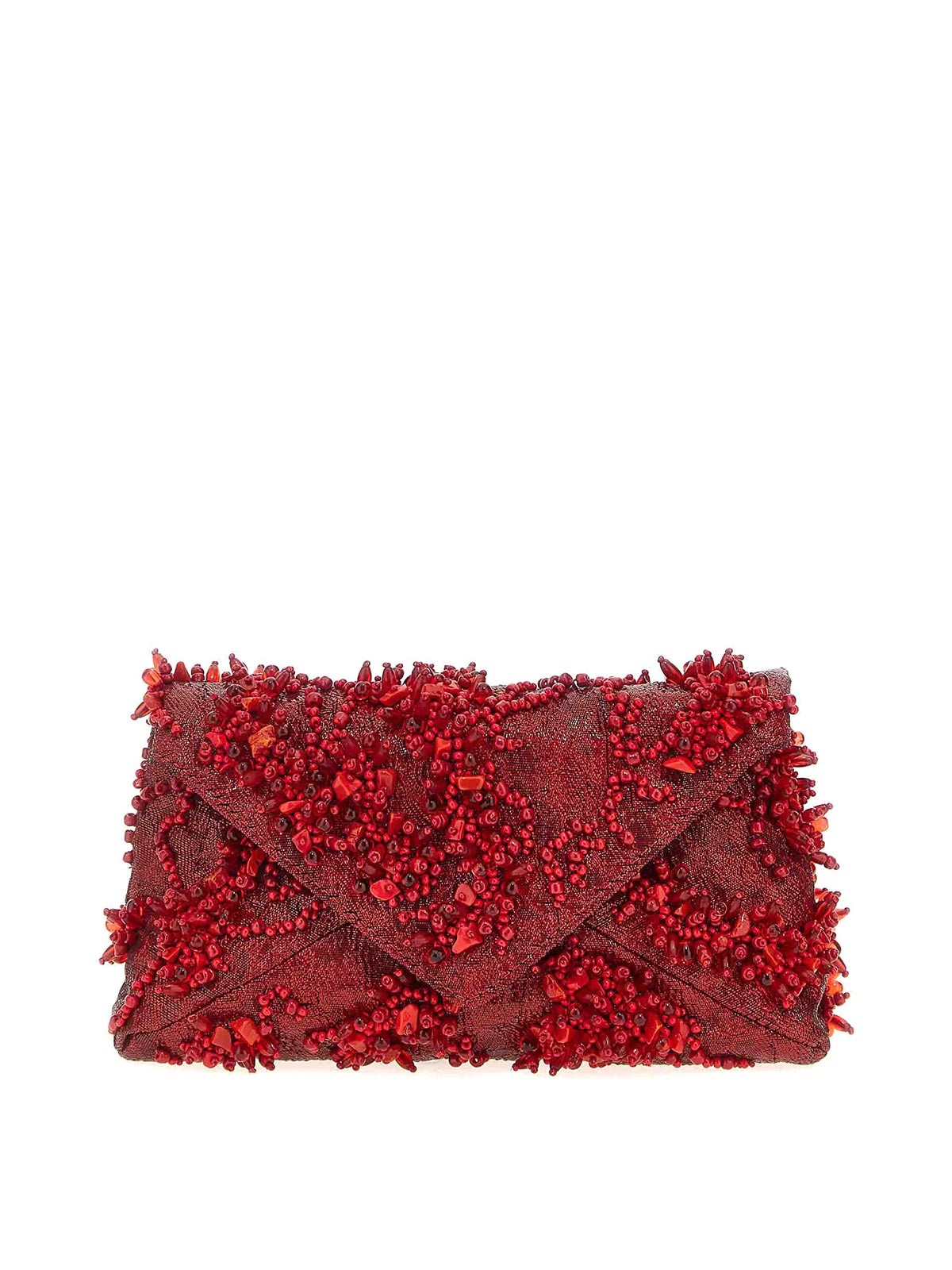 Dries Van Noten クラッチバッグ - 赤 - レッド|251E14