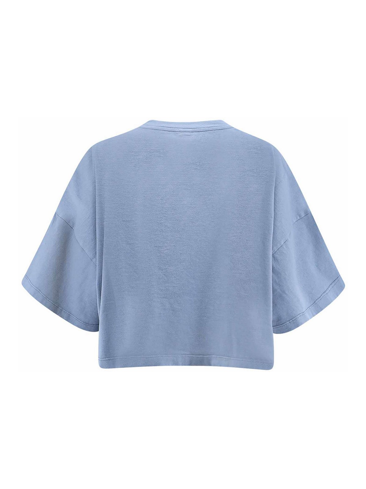 Chloé Oversize Signature Logo Crop Graphic T-shirt