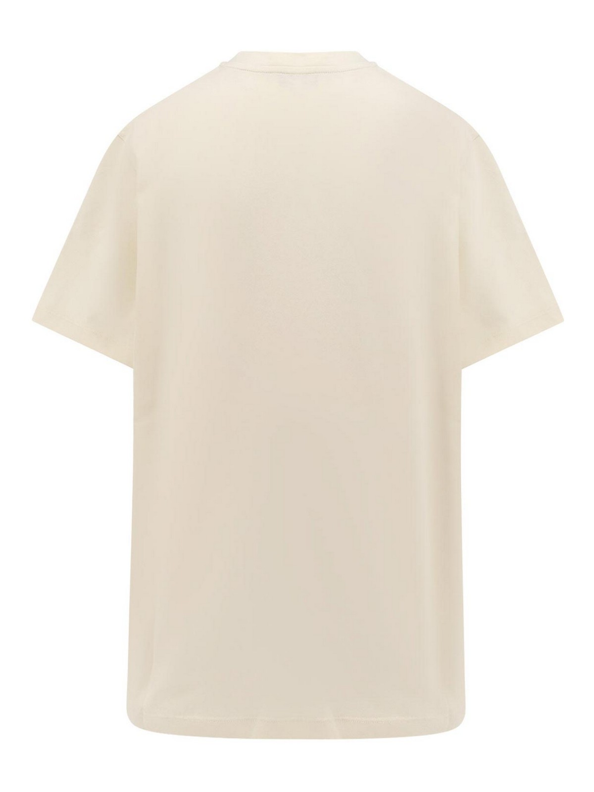 Stella Mccartney Womens Ivory Iconic Logo-print Cotton-jersey T-shirt