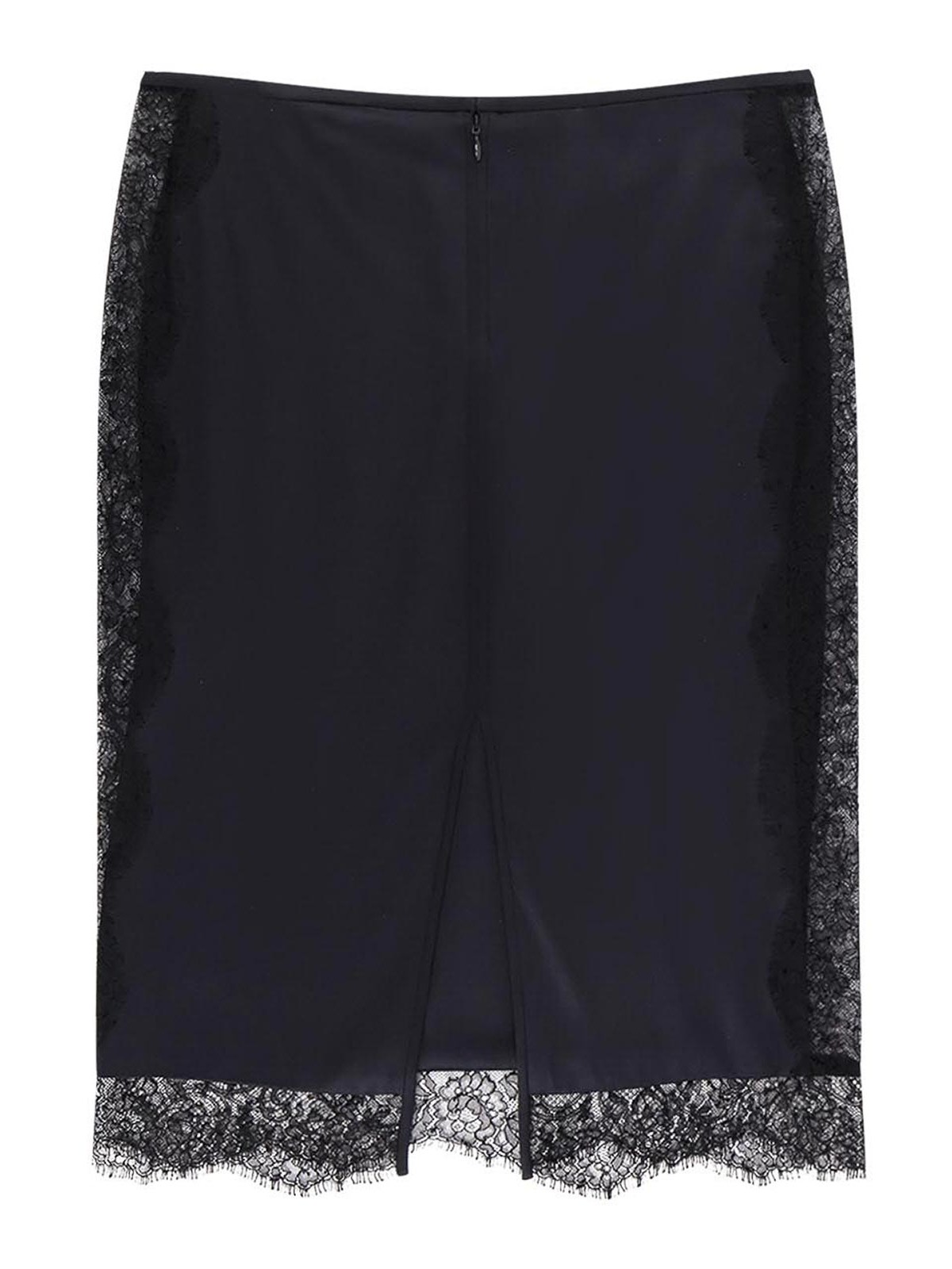 スカート TOM FORD Silk skirt with lace inserts Tom Ford Silk skirt with lace inserts - Black