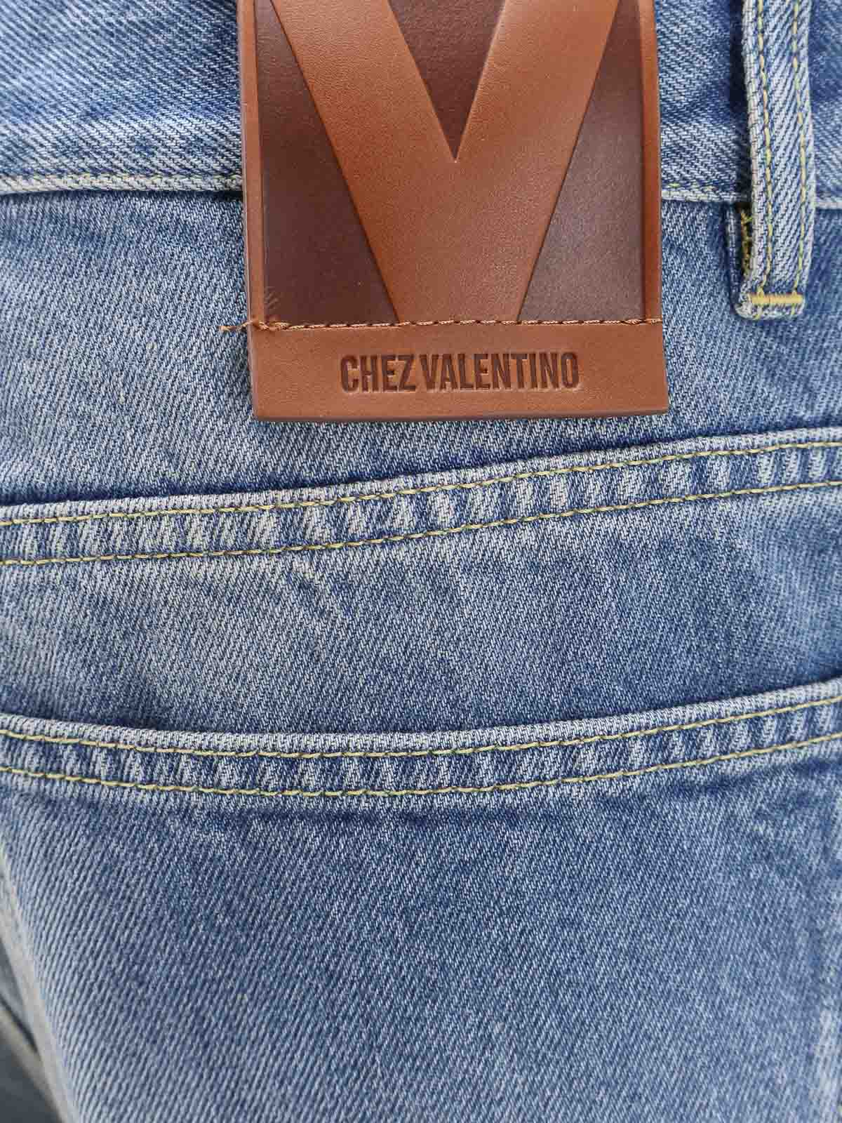 デニム・ジーパン VALENTINO JEANS (7B3DD20G9HC) Chez Valentino Jeans Valentino Garavani Blu | Grifo210