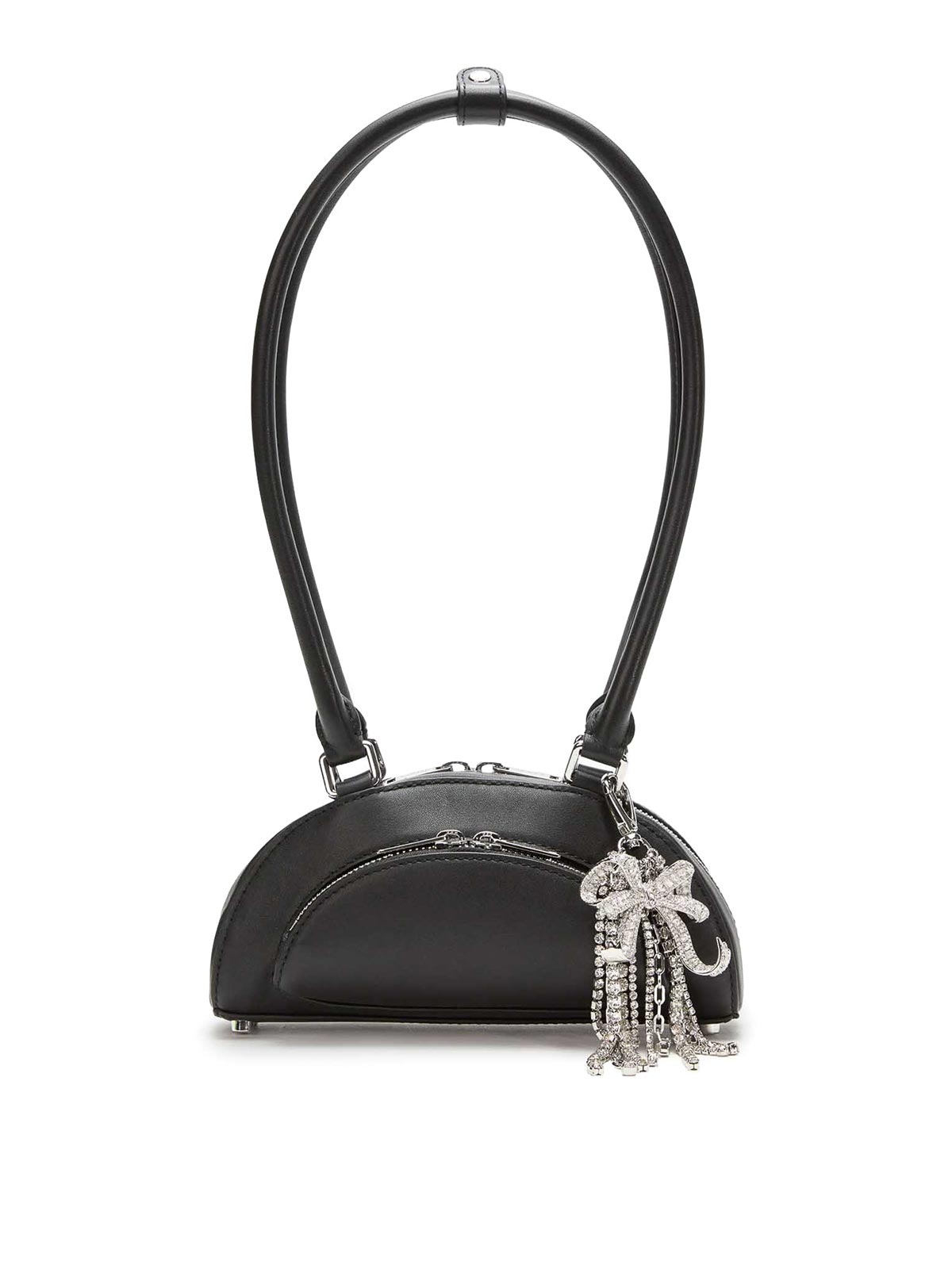 Self-portrait Leather Shoulder Bag With Charms