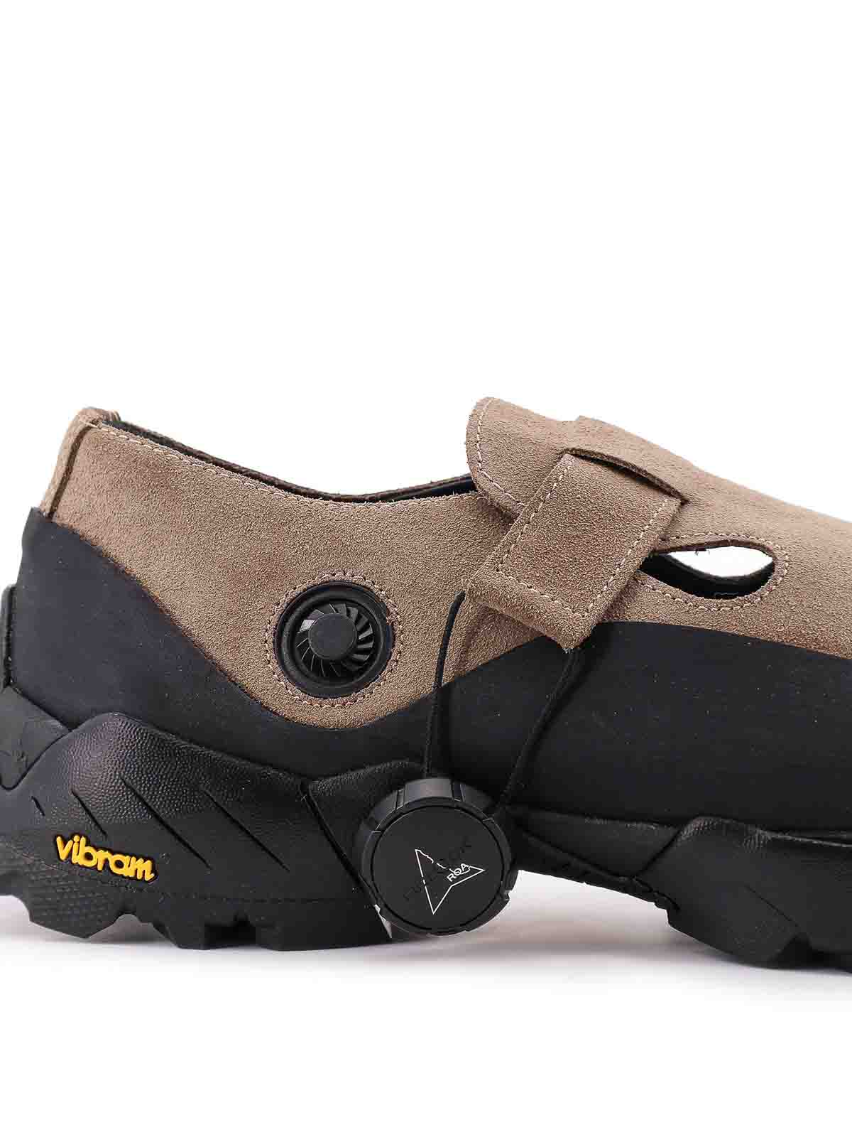 ROA｜ (Pala (NBUW186LE40-BEG0002)) Roa Sneakers Pala suede with cut-out detail | NBUW186LE40BEG0002
