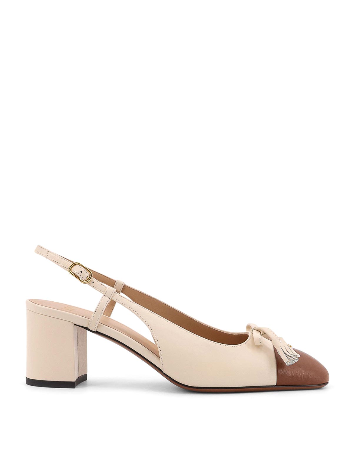 【関税&送料込】Valentino Garavani Decollete Valet Du Roi Sl Valentino Garavani Valet Du Roi ballerinas for Women - Cream