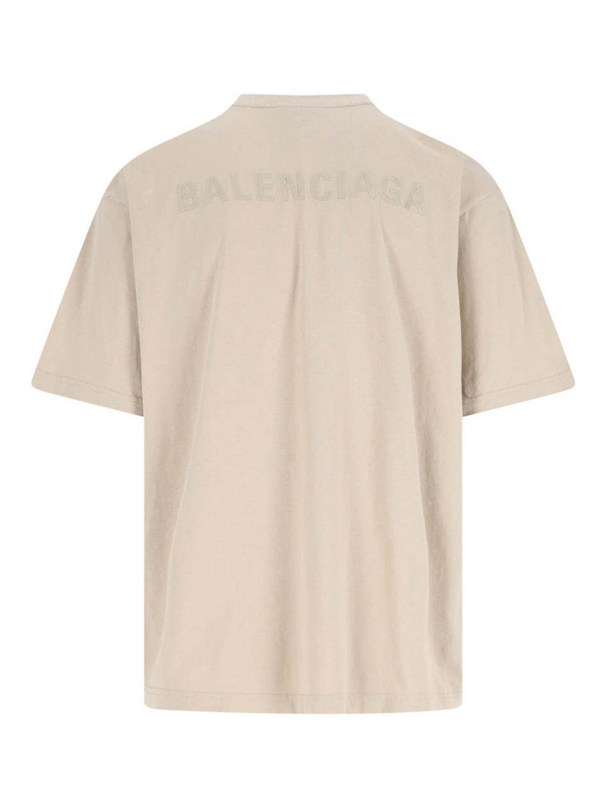 Balenciaga Tシャツ - ベージュ - メンズ|764235TSVO99661
