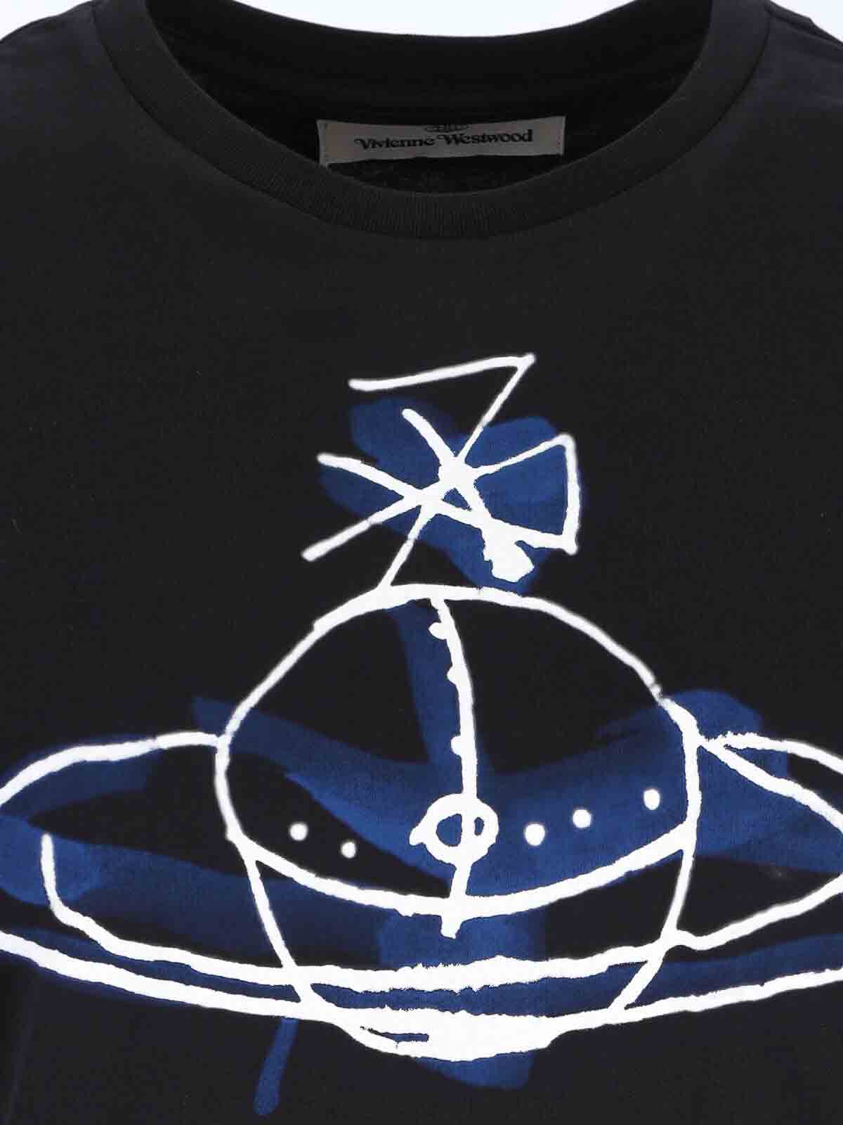 Vivienne Westwood 3G01003XJ001MN401 関税送料込 Vivienne Westwood Tシャツ - 黒 | 3G01003XJ001MN401 | THEBS
