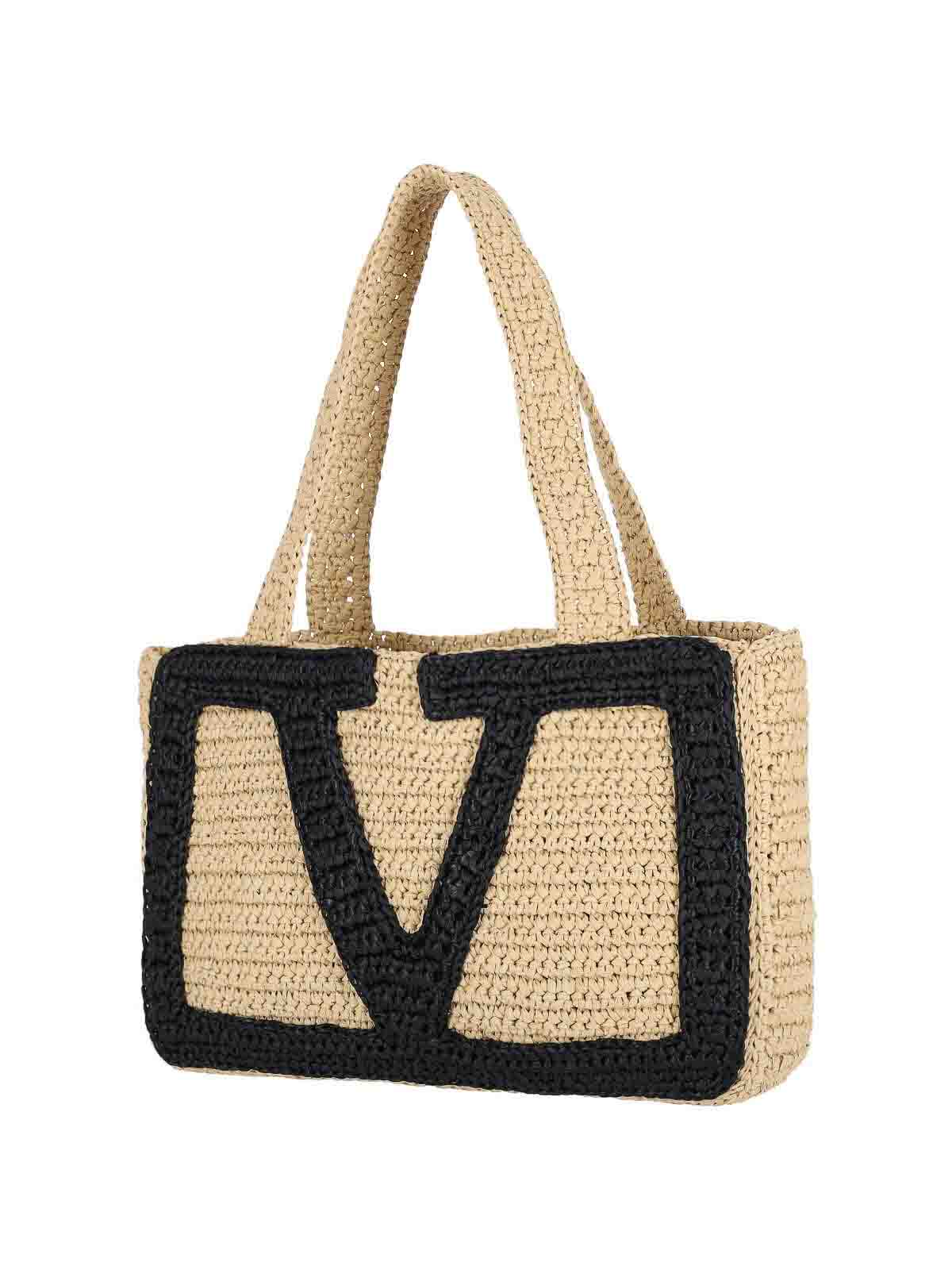 トートバッグ VALENTINO GARAVANI Woman Tote bags Natural 6W2B0R19EZT R2H Valentino Garavani Media tote bag - Beige - Women