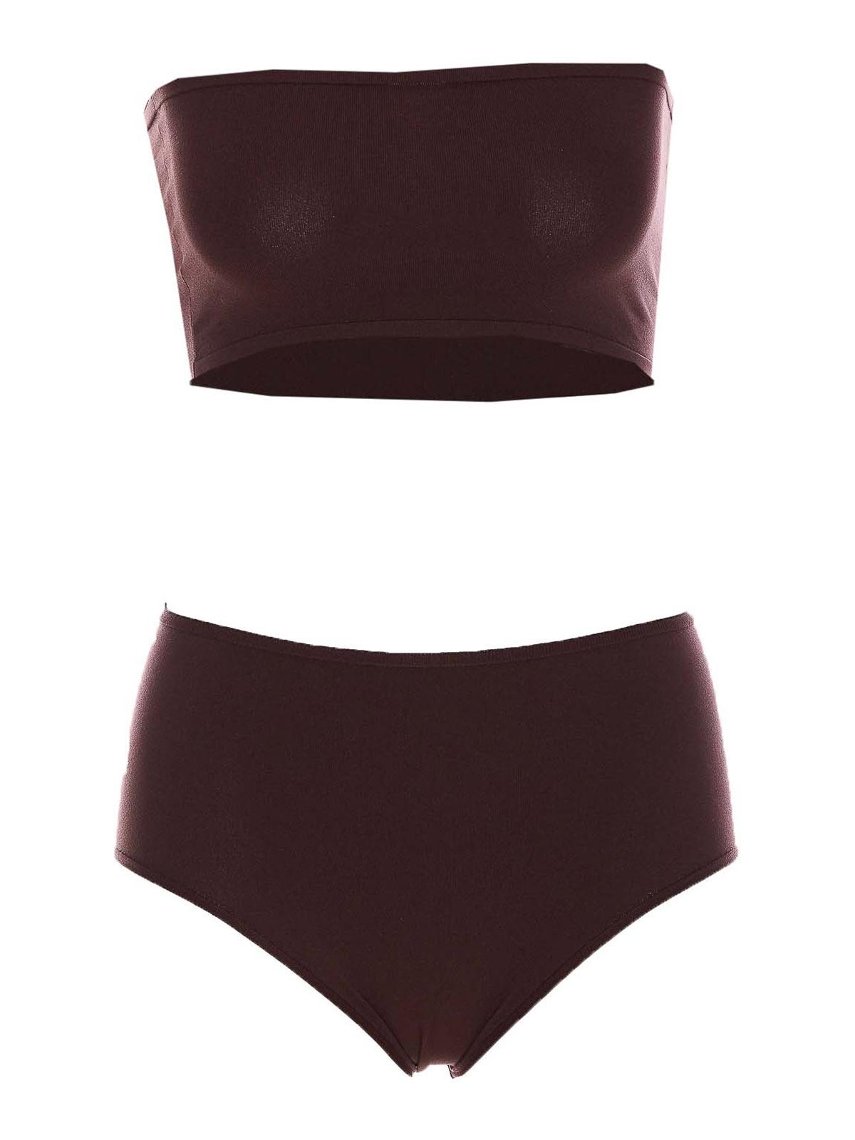 Tシャツ・カットソー ALAIA Women Tops AA9A1024M826A 719 Brown Alaïa Top - Brown - Women | AA9A1024M826A719 | thebs.com