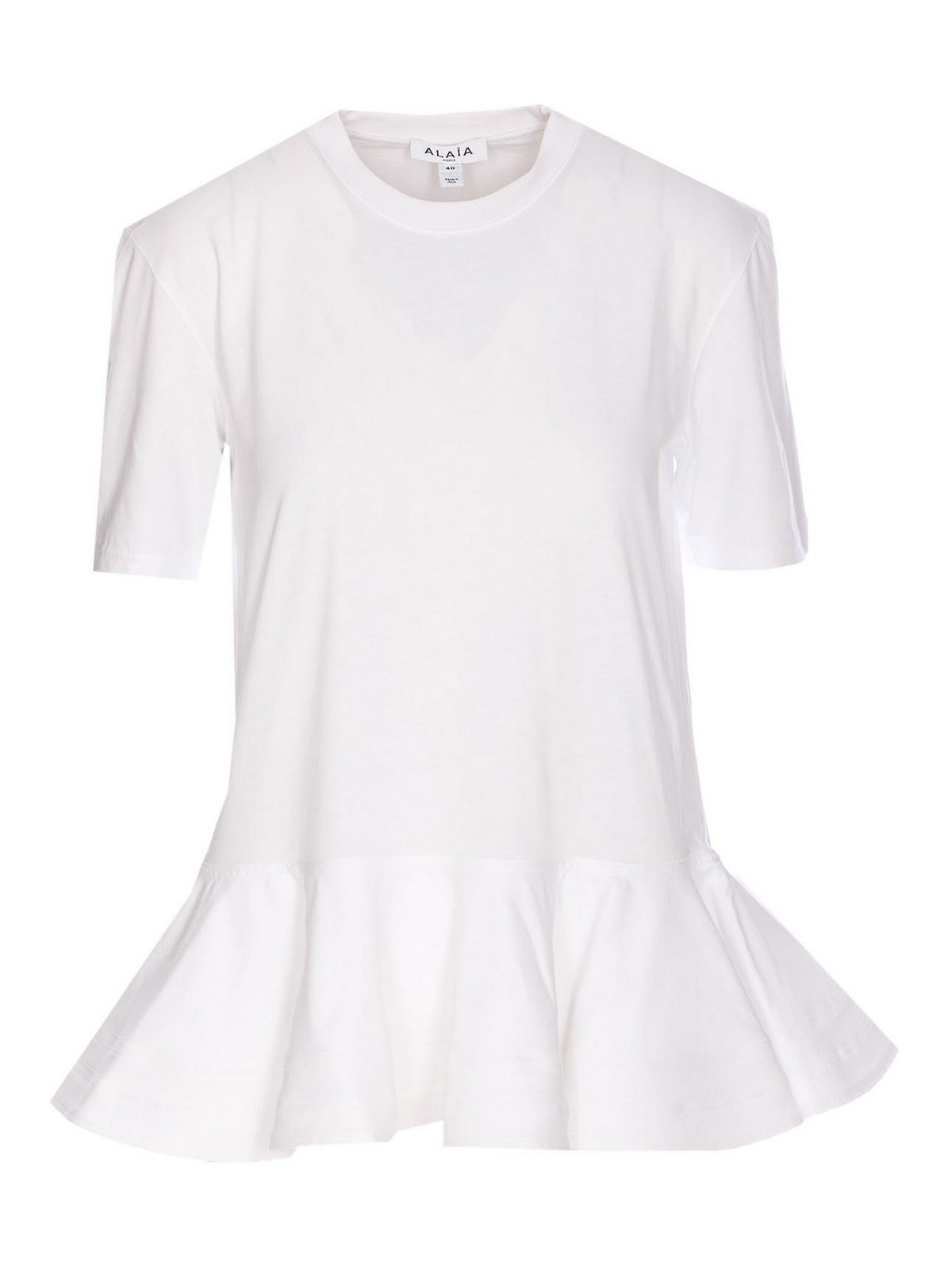 Alaïa T-shirts And Polos In White
