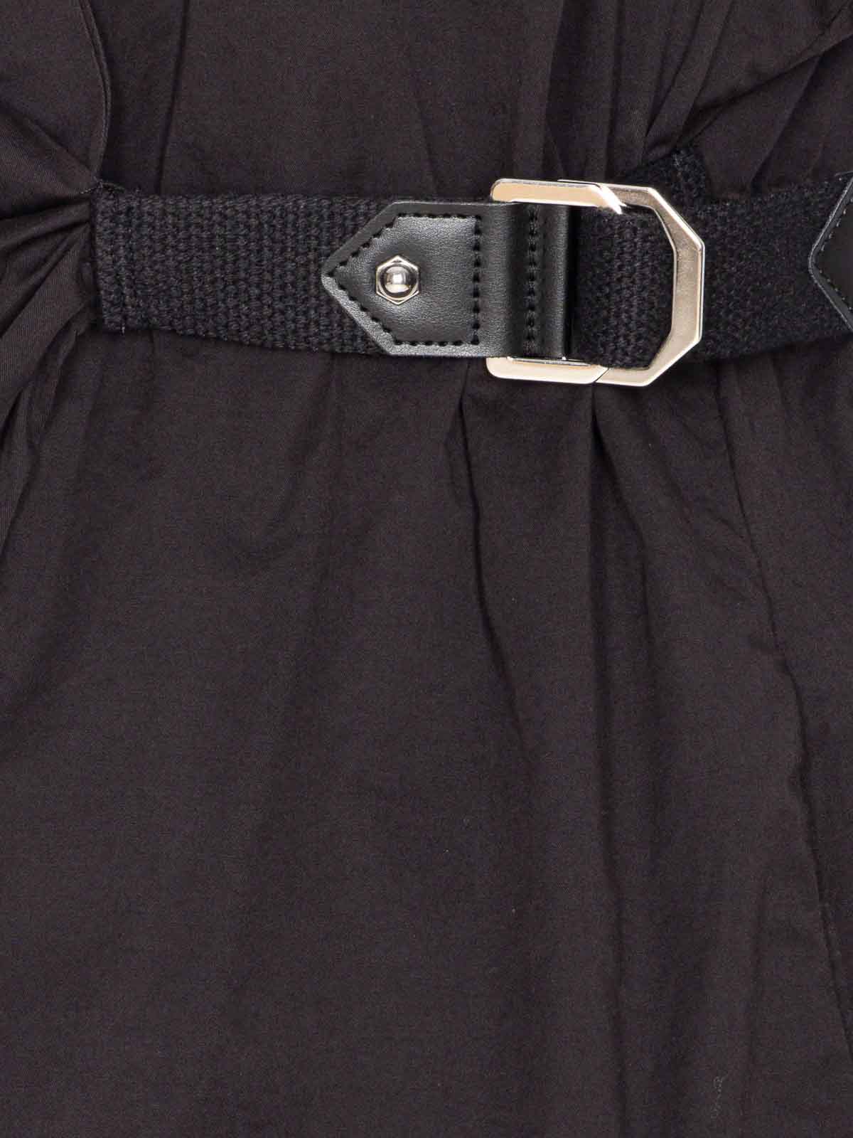 Pinko Draped Mini Dress Belted Waist