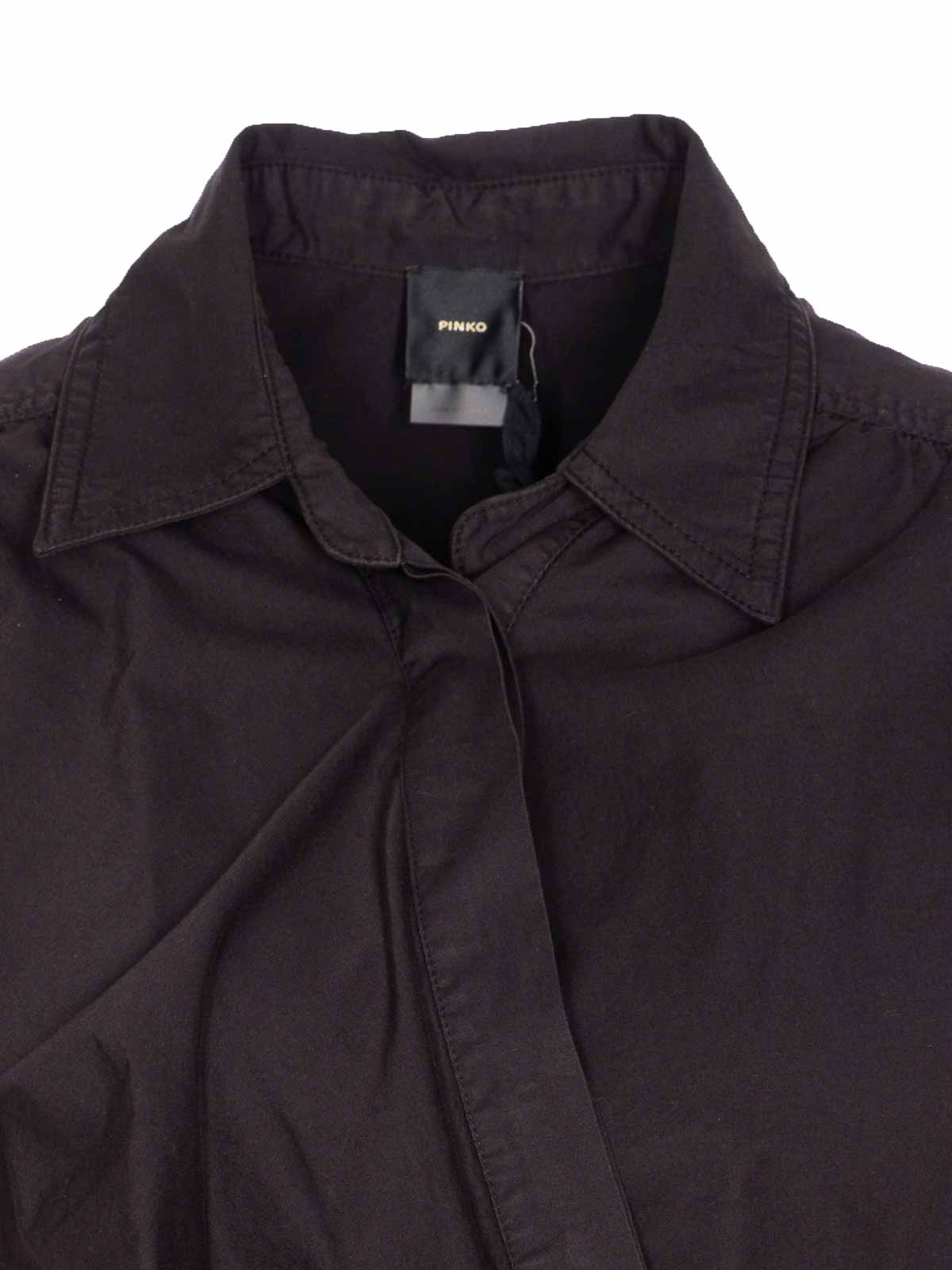 Pinko Draped Mini Dress Belted Waist