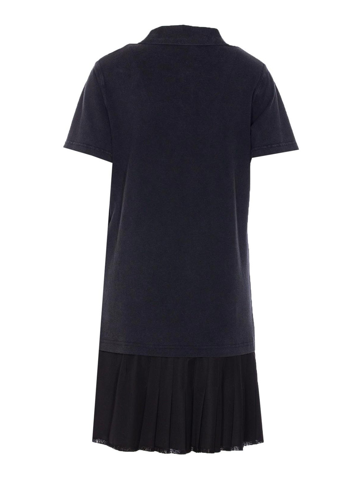 ワンピース BALENCIAGA LAYERED POLO MINI DRESS Balenciaga Layered Mini Polo Dress In Black | ModeSens