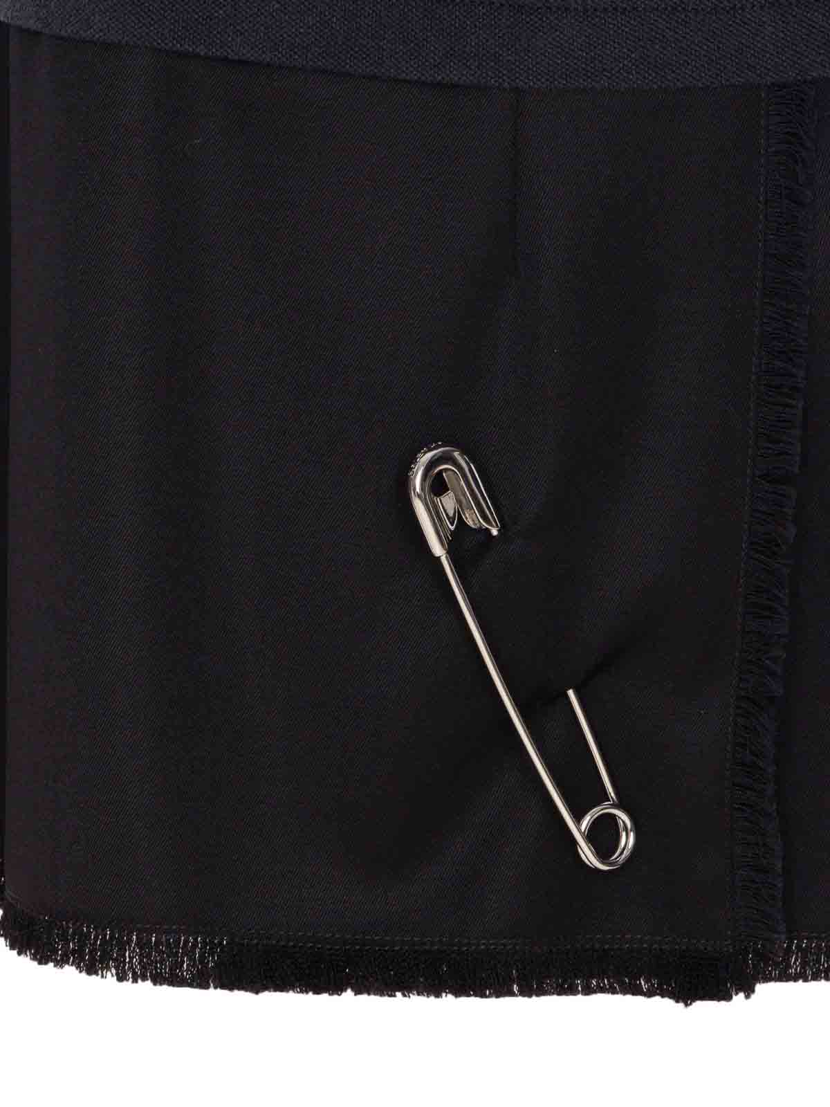 Balenciaga Layered Polo Cotton Mini Dress In Black | ModeSens