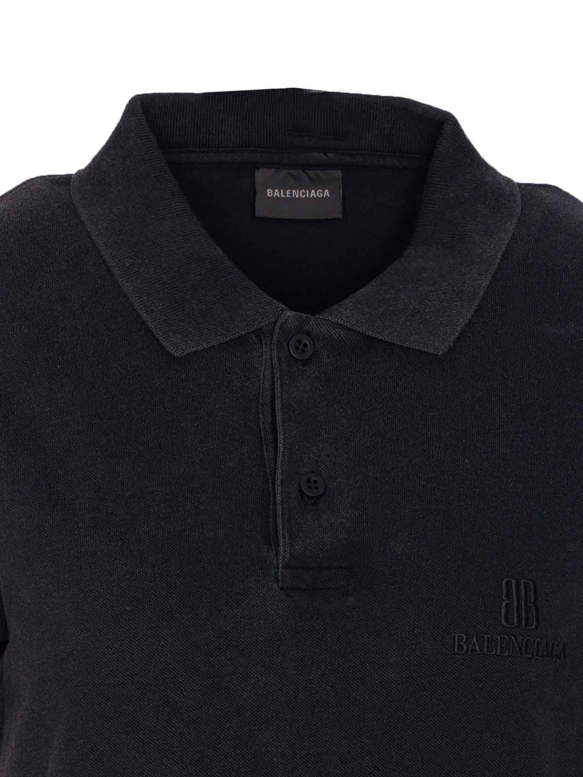 ワンピース BALENCIAGA LAYERED POLO MINI DRESS Balenciaga Layered Mini Polo Dress In Black | ModeSens
