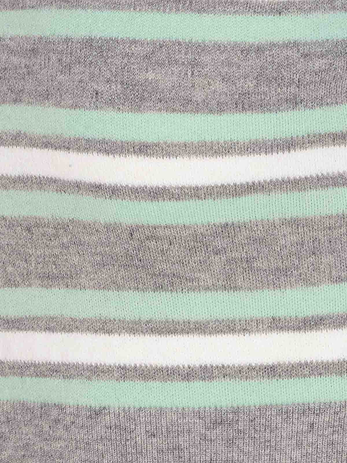 Self-portrait Striped Knit Top