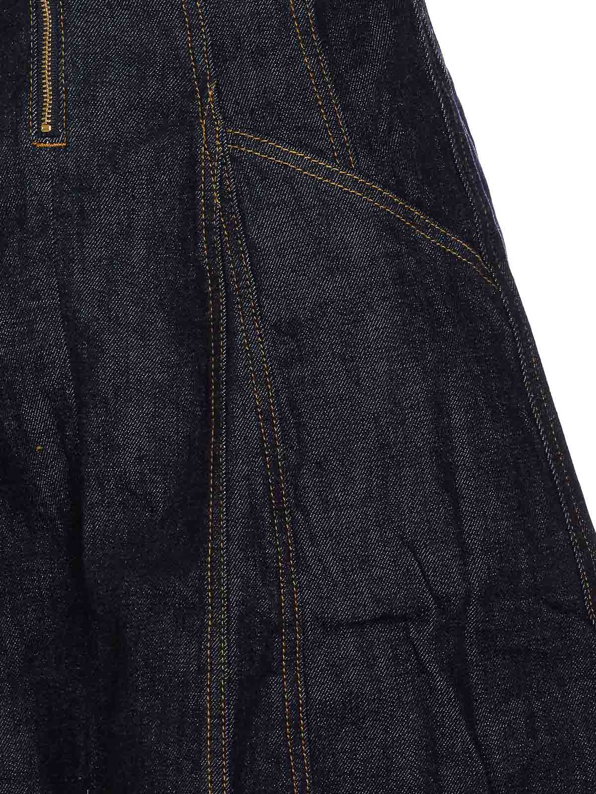 Self-portrait Denim Midi Dress