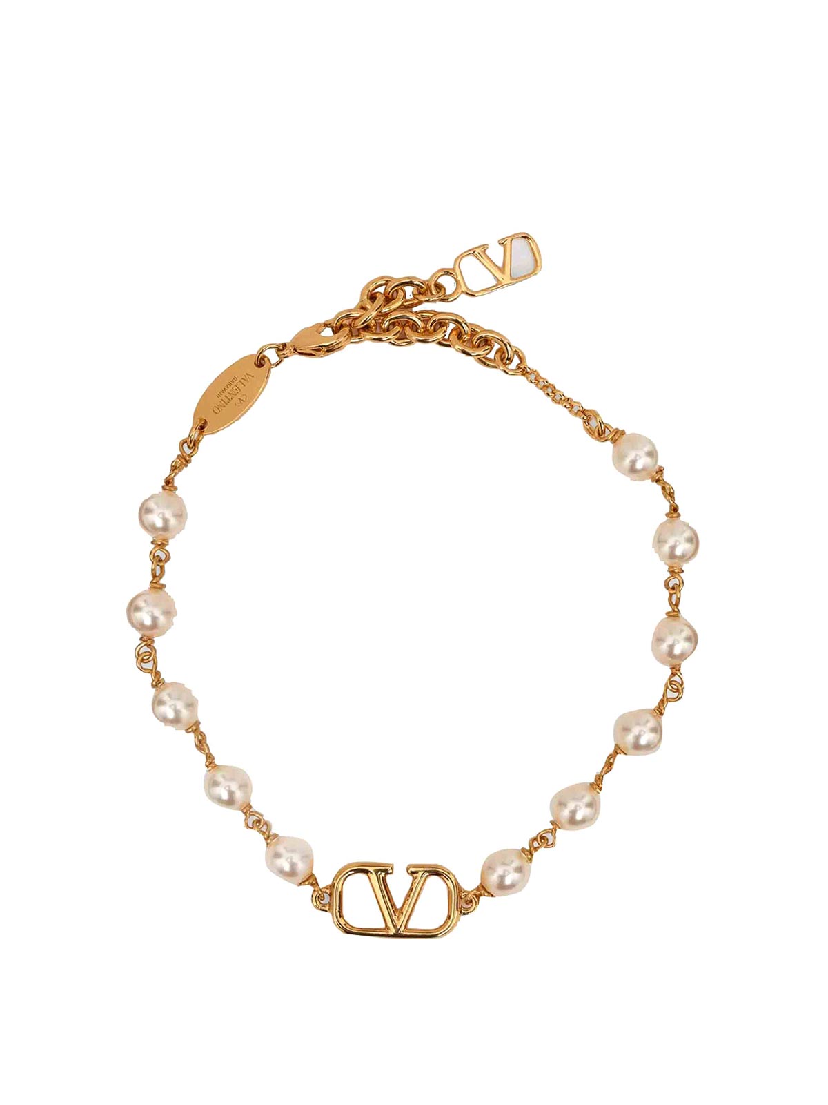 Valentino Garavani Vlogo Signature Pearl Bracelet | J0G16UXM23R