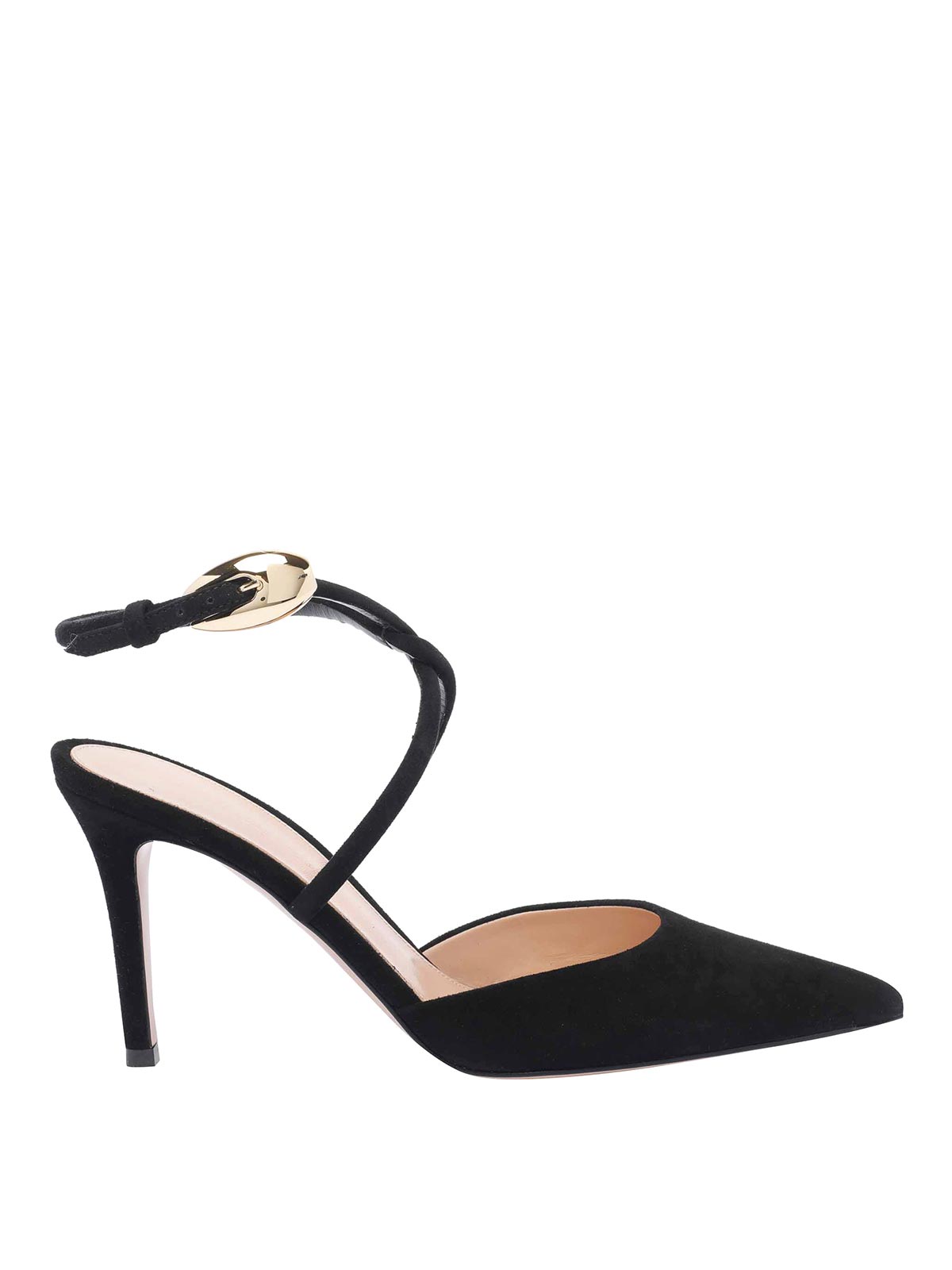 シューズ・サンダルその他 GIANVITO ROSSI Woman High heel shoes Black G9553955RICNUI GIANVITO ROSSI Wondy 95 velvet slingback pumps | THE OUTNET