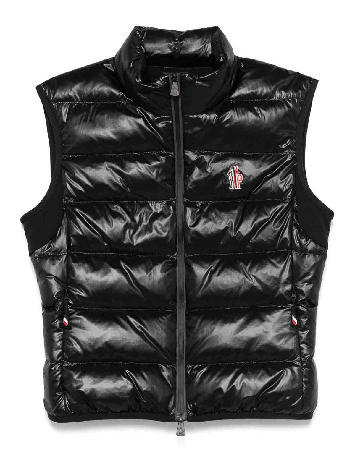 Moncler Waterproof Vest In Black In Black