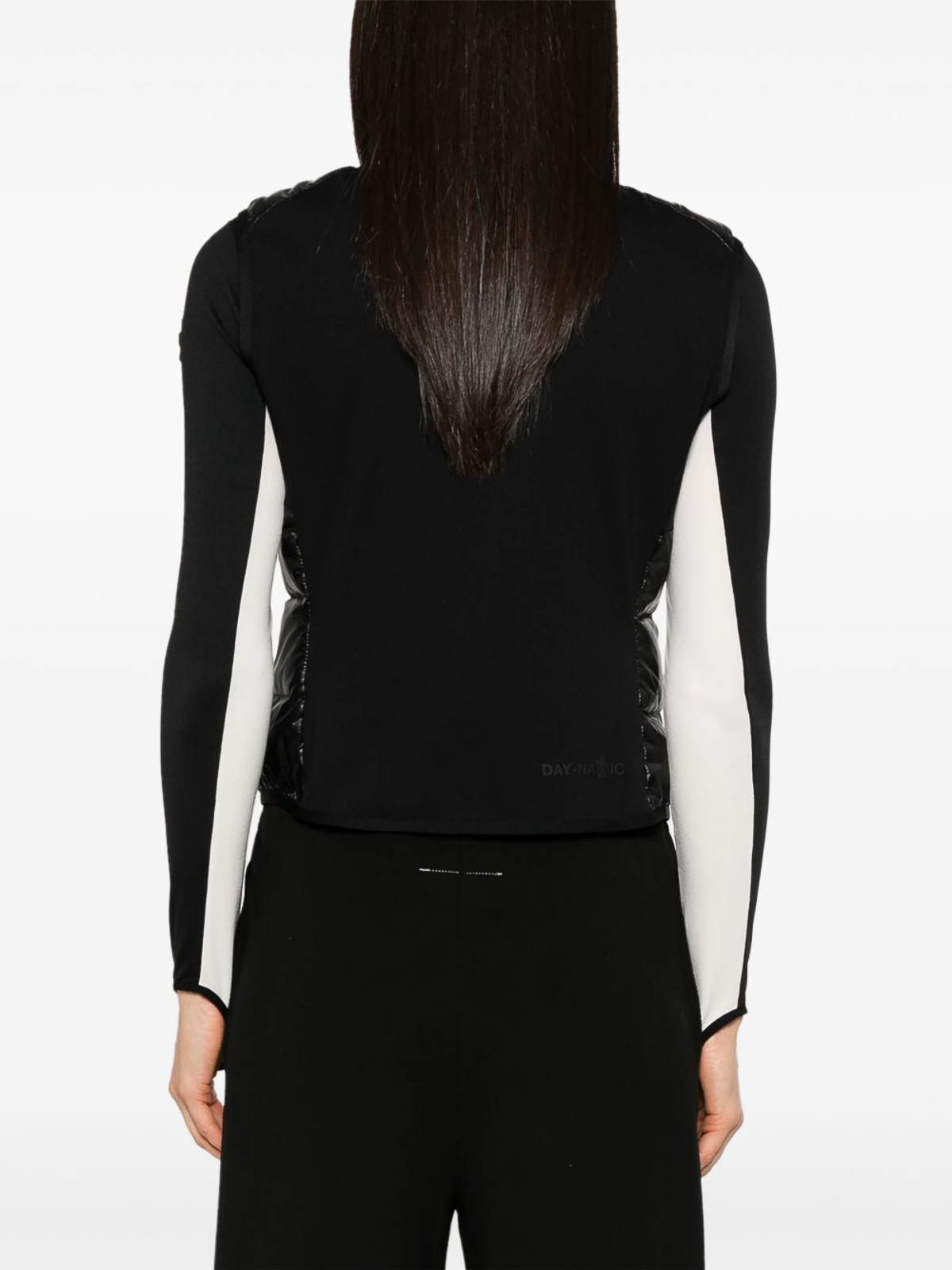 Moncler Waterproof Vest In Black In Black