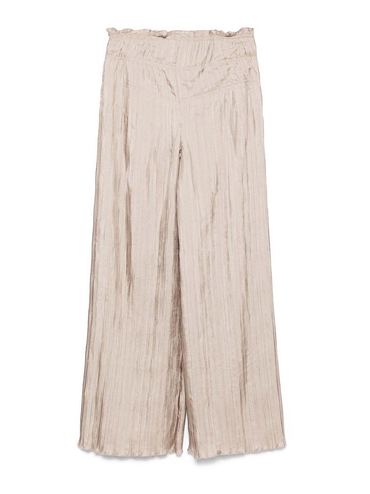 Alberta Ferretti Alberta Ferreti Habotay Trousers In Neutral