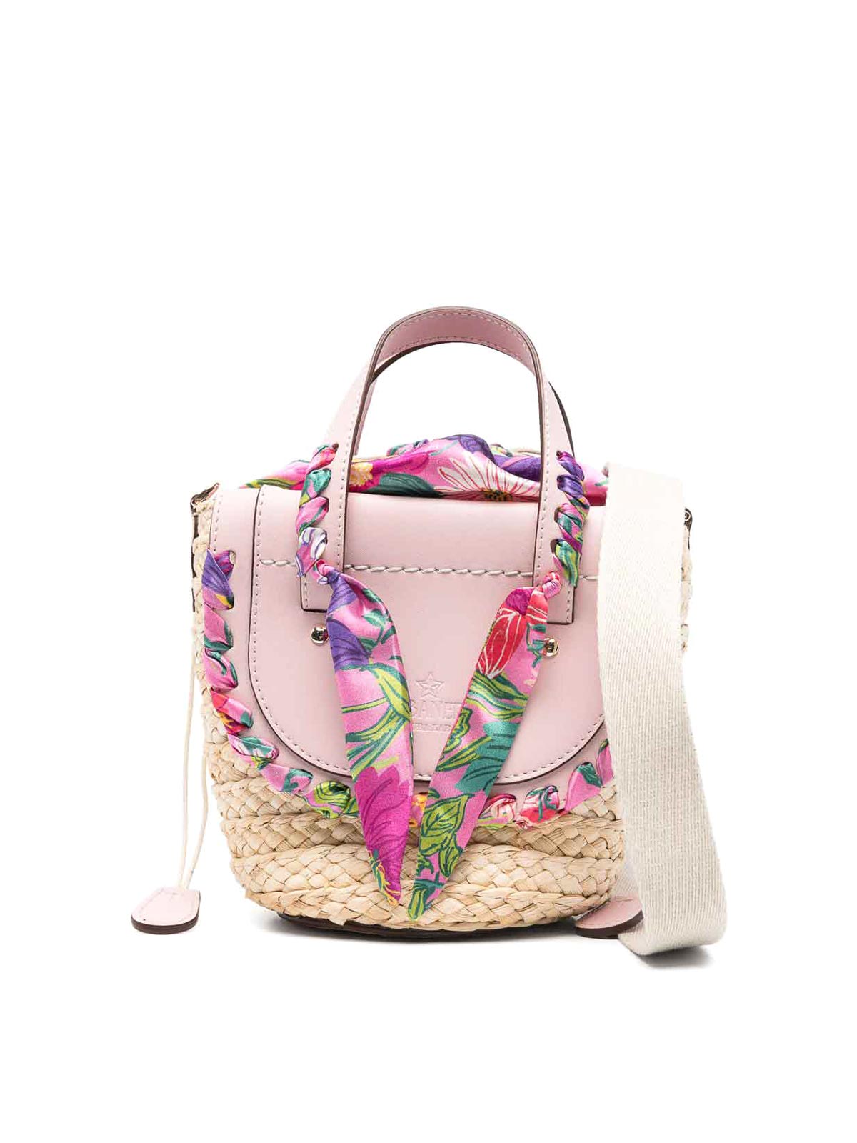Cuba Lab Habanera Silk - Bomb Handle Bag In Silver