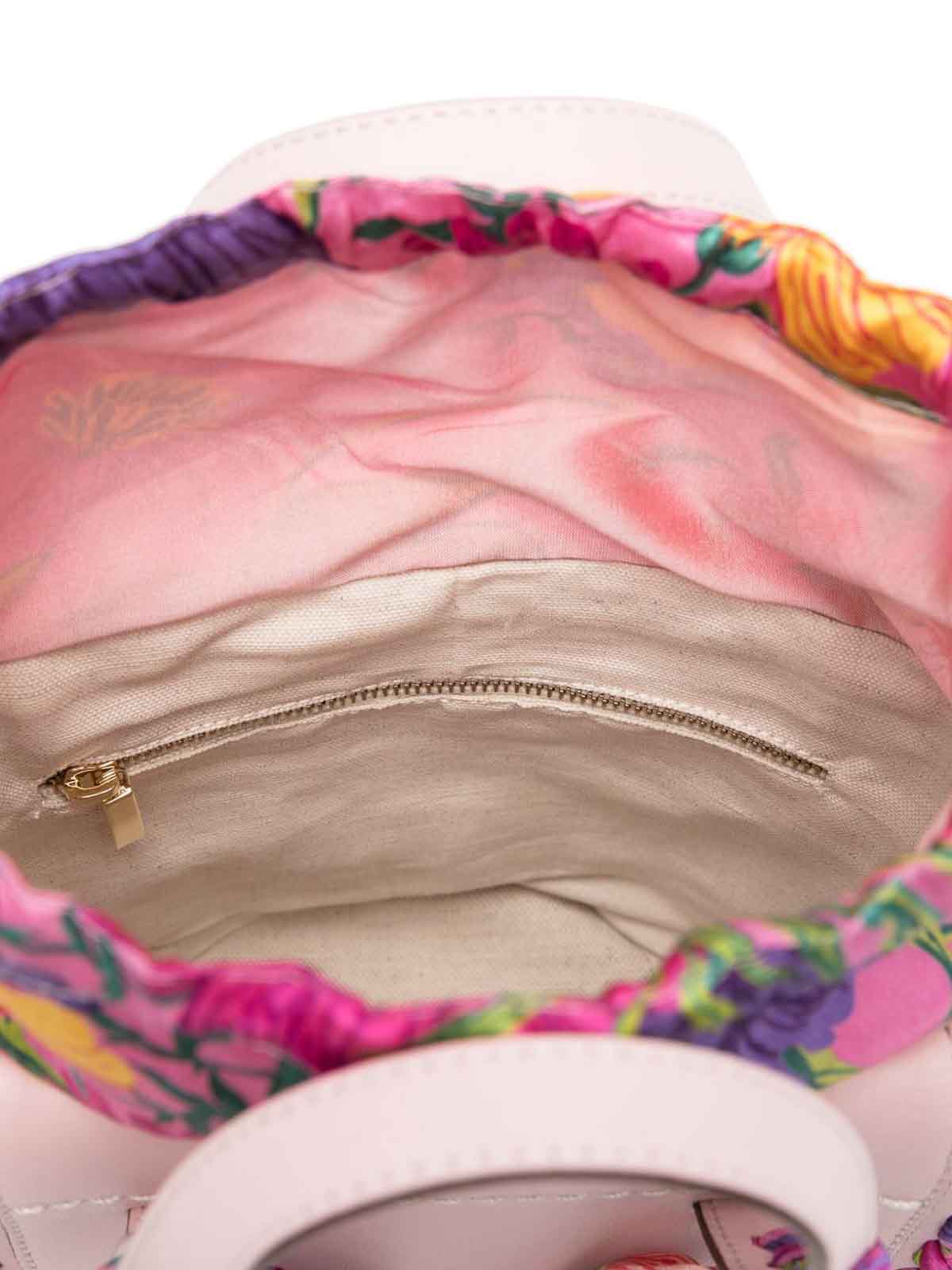 Cuba Lab Habanera Silk - Bomb Handle Bag In Silver