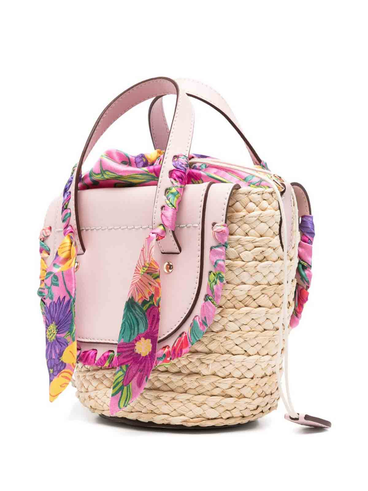 Cuba Lab Habanera Silk - Bomb Handle Bag In Silver