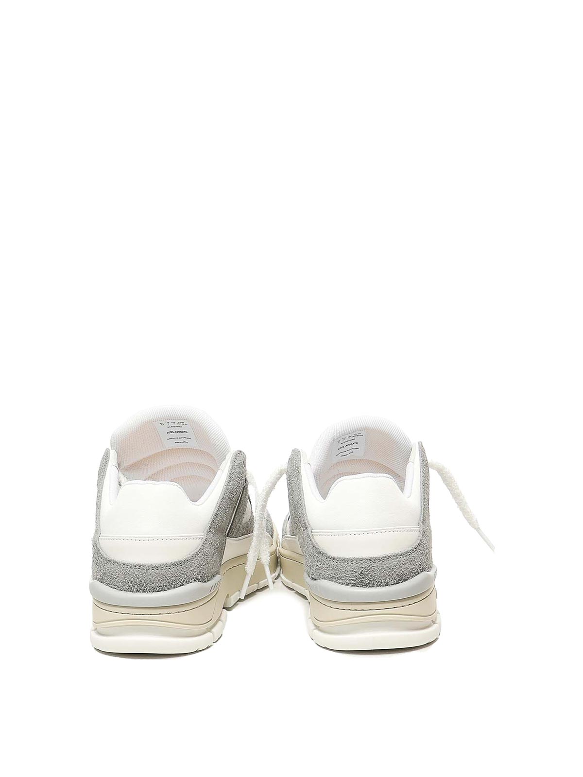 Axel Arigato Men Area Lo Low-top Suede And Leather Sneakers In Gray