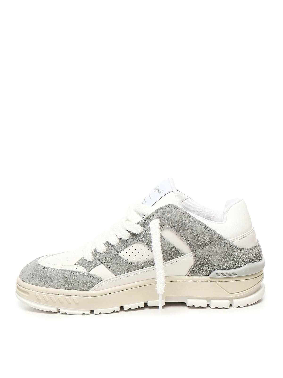 Axel Arigato Men Area Lo Low-top Suede And Leather Sneakers In Gray