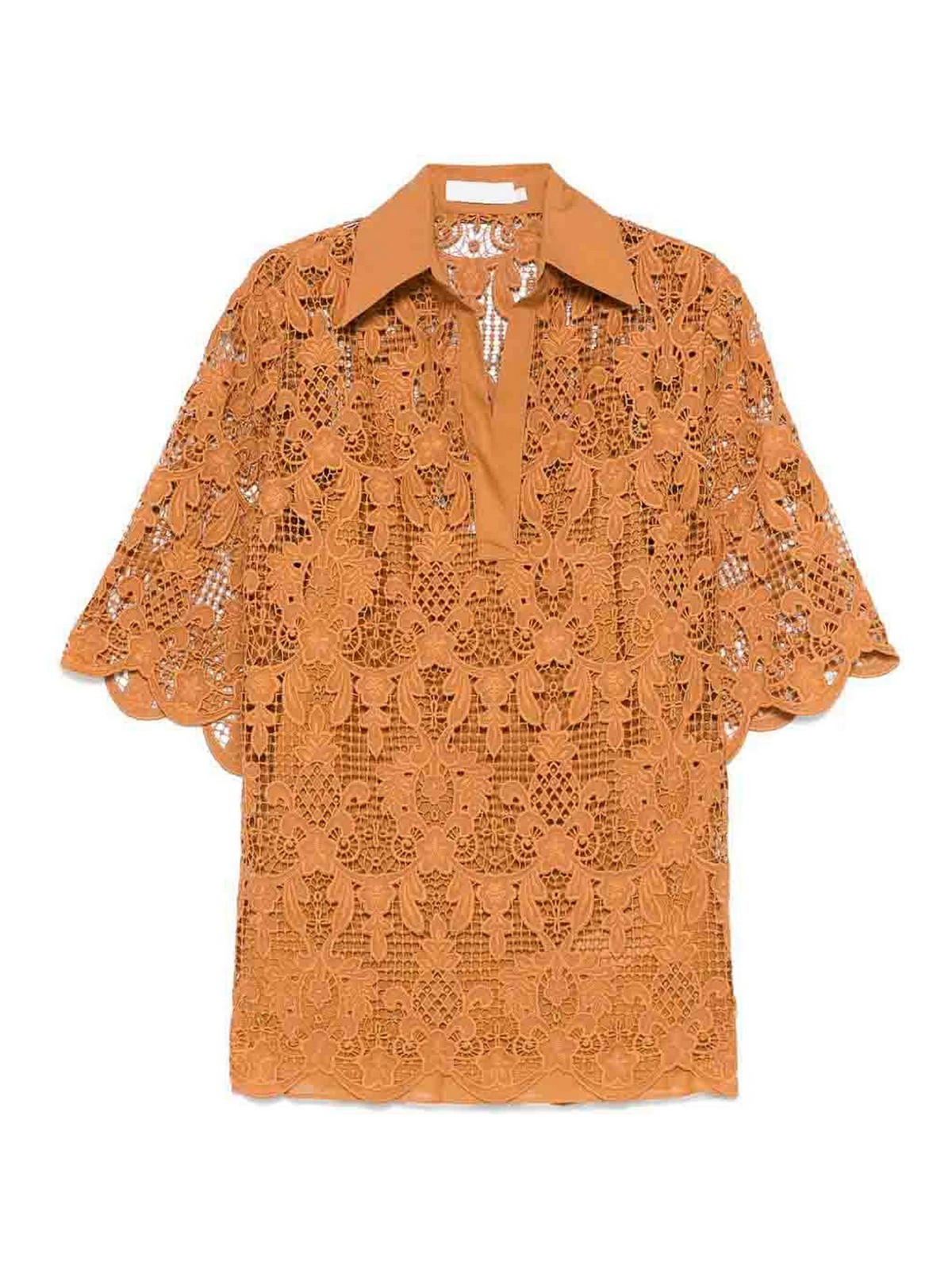Zimmermann Coco Lace Tunic Top