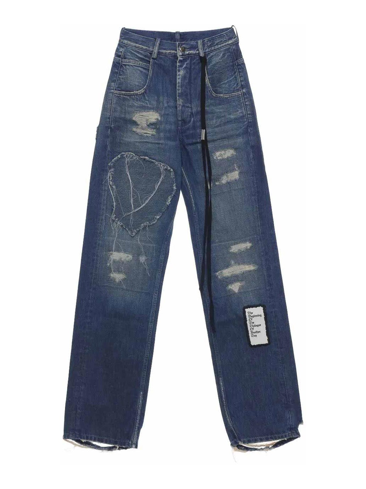 Ann Demeulemeester Claire 5-pockets Comfort Trousers In Multi