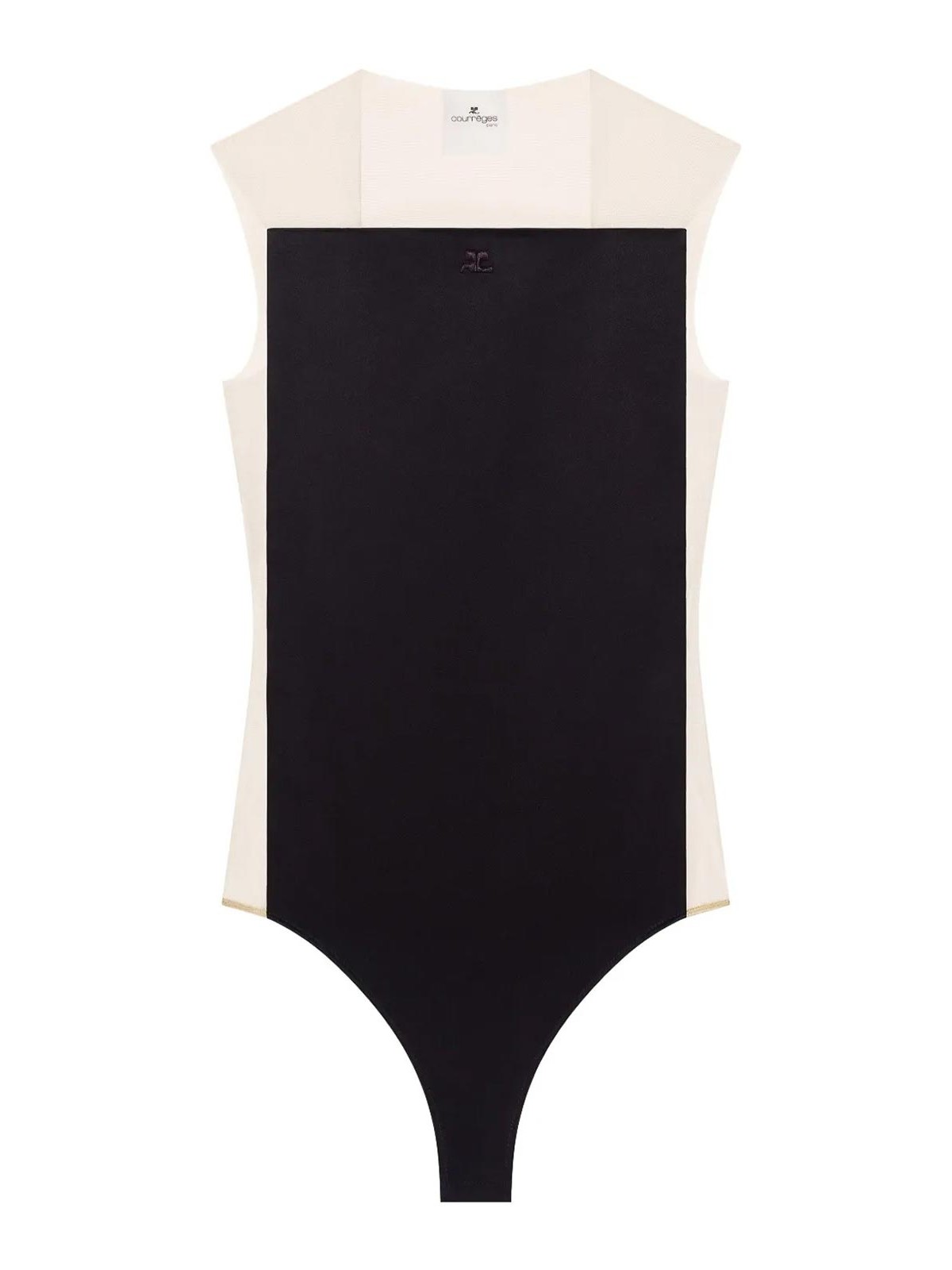 Courrèges Illusion Bodysuit In Black