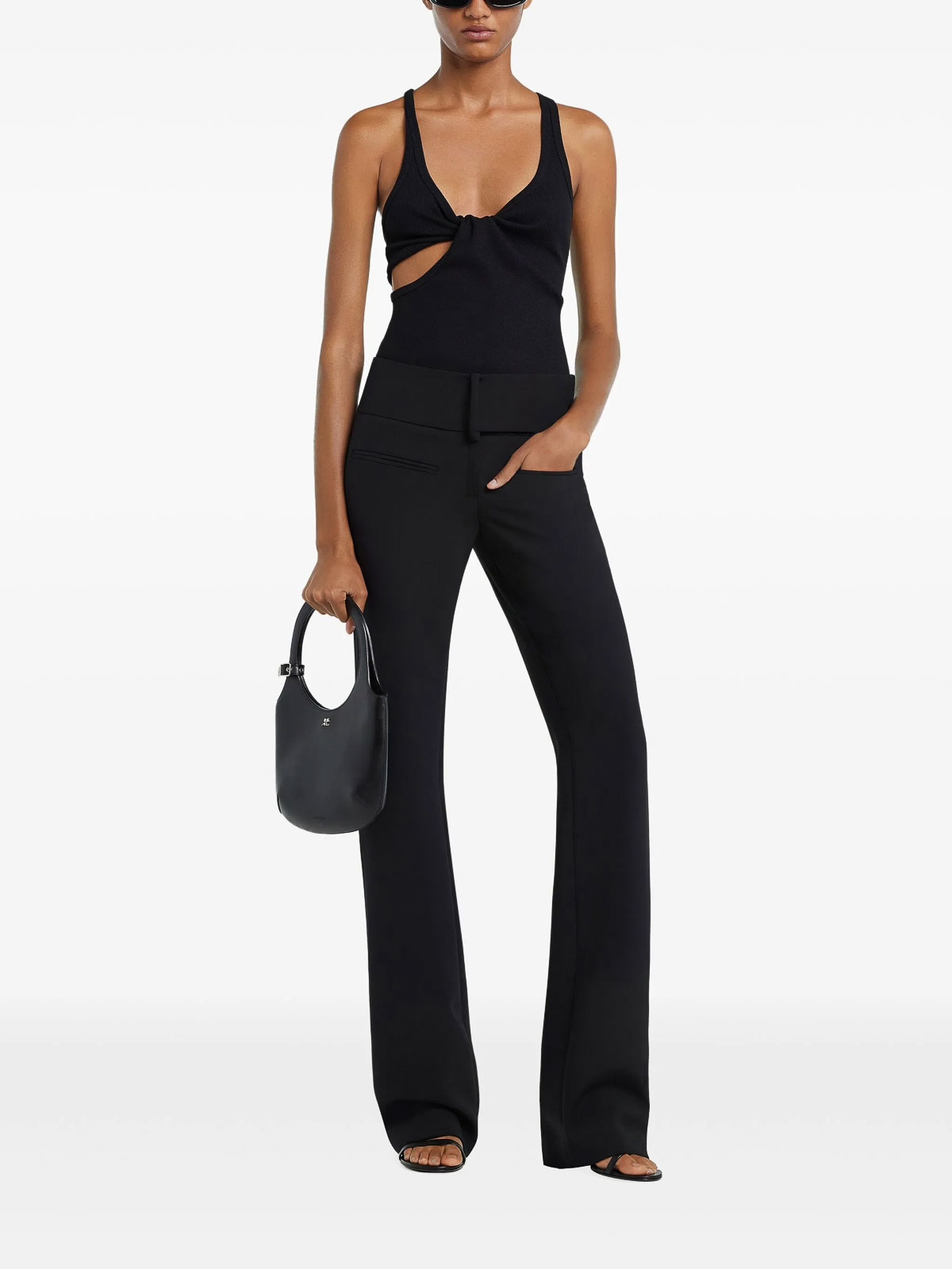 Courrèges 90s Tank Top In Black