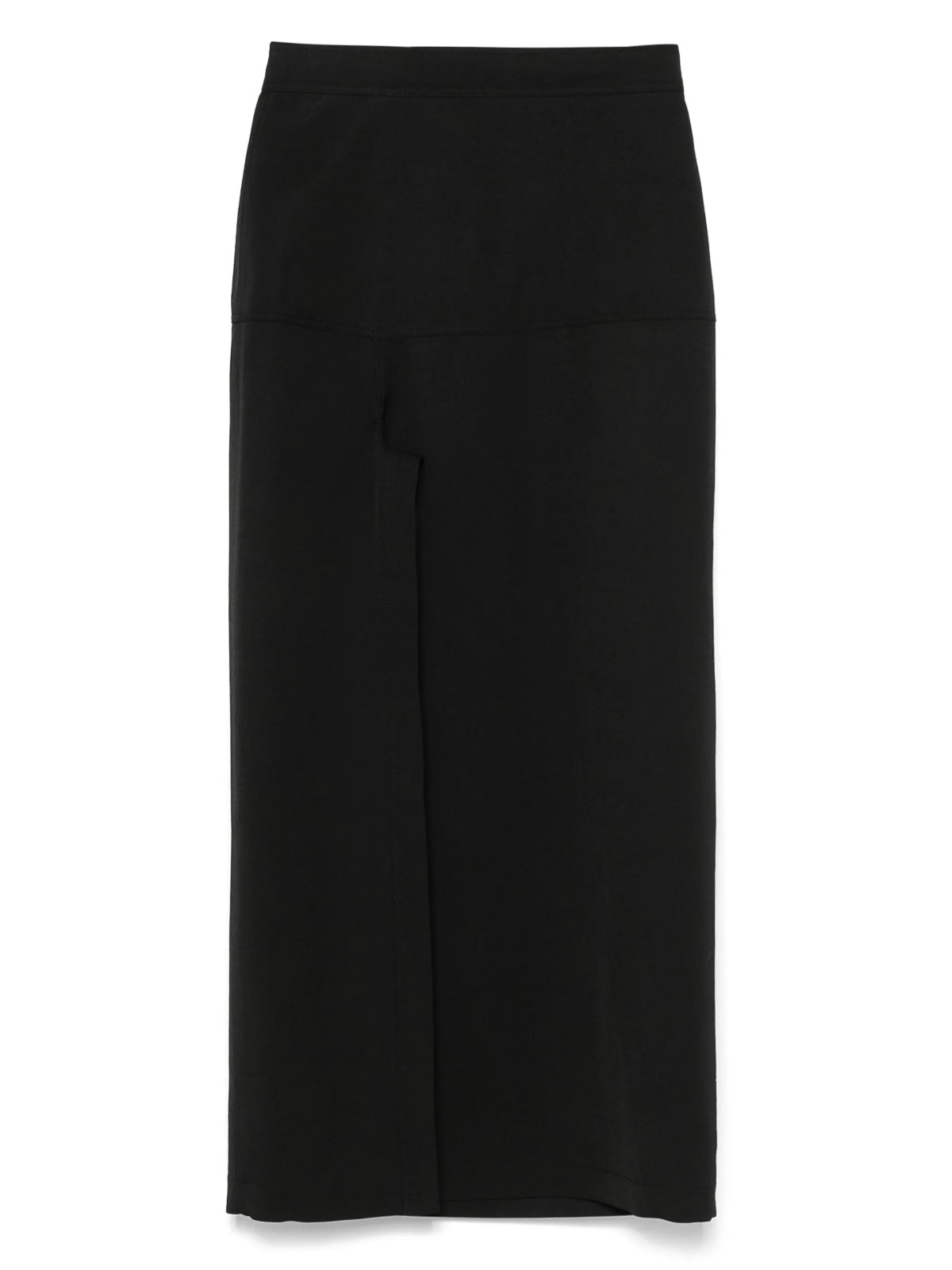 Lemaire Slited Midi Skirt In Black