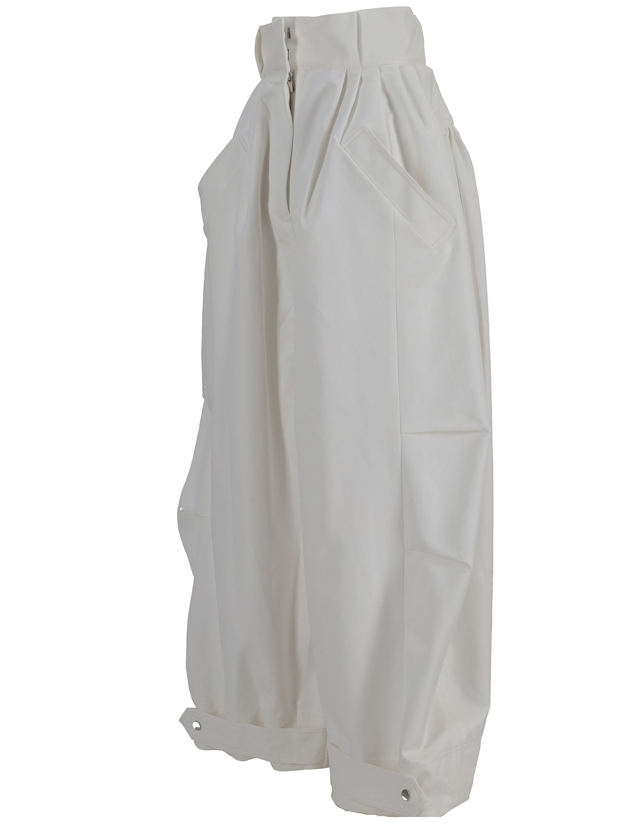 Niccolò Pasqualetti Montage Trousers - Cotton Twill In White